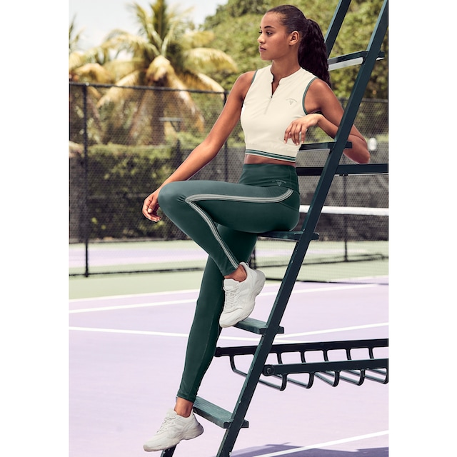 Kontraststreifen seitlichen kaufen ACTIVE | »Tennis«, LASCANA Funktionsleggings BAUR mit