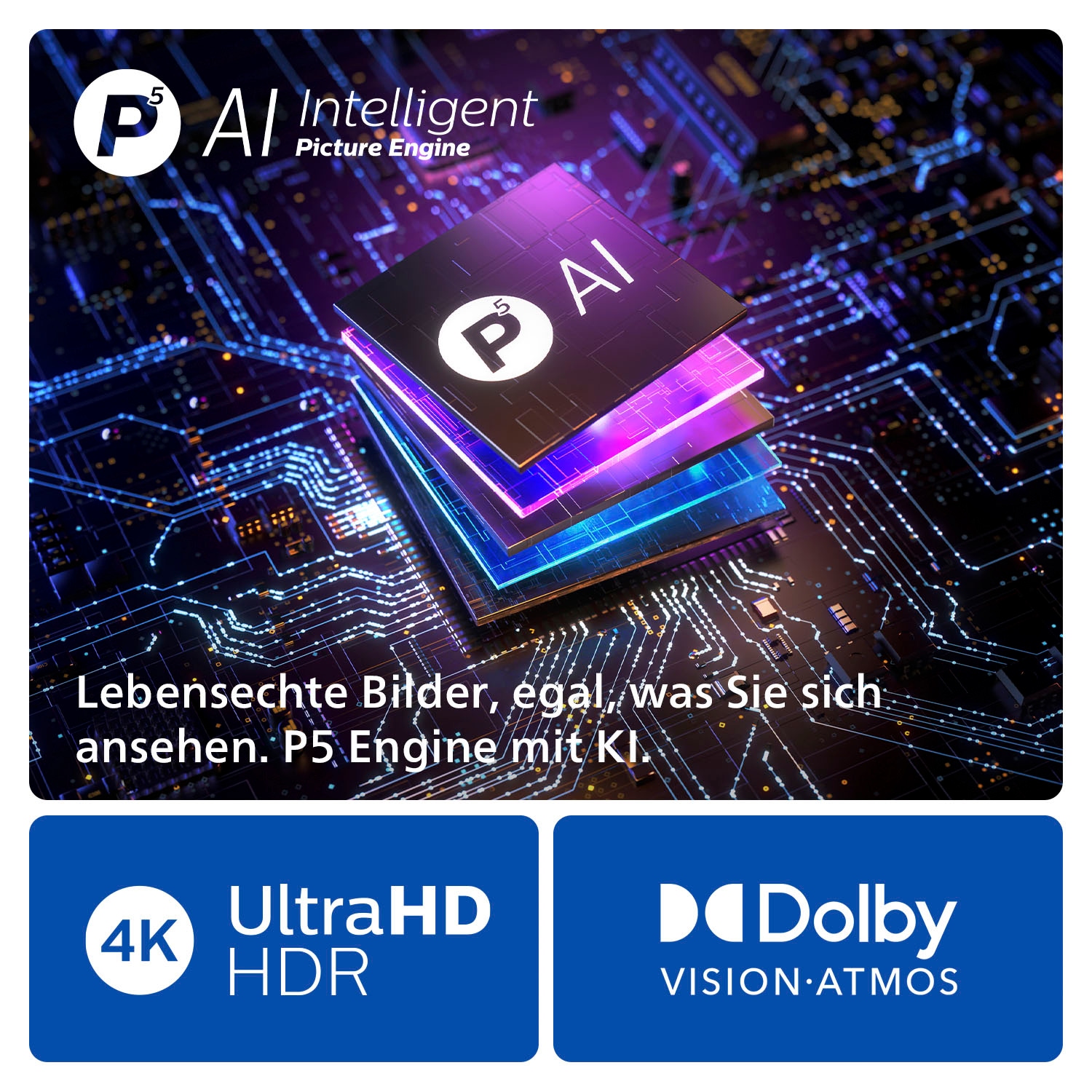 Philips OLED-Fernseher, 121 cm/48 Zoll, 4K Ultra HD, Smart-TV