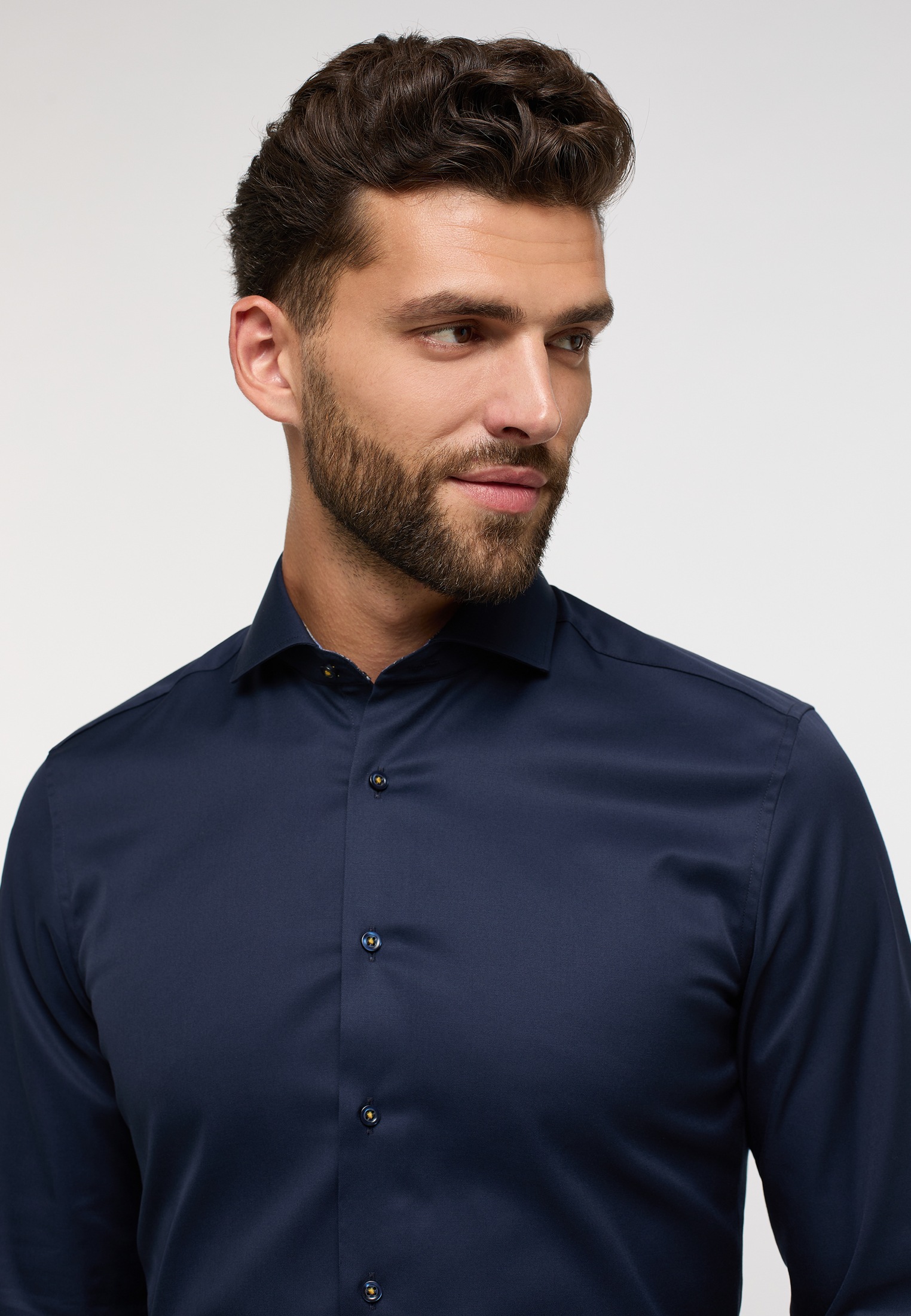 Thumbnail - Eterna Langarmhemd "SLIM FIT" NON IRON (bügelfrei)