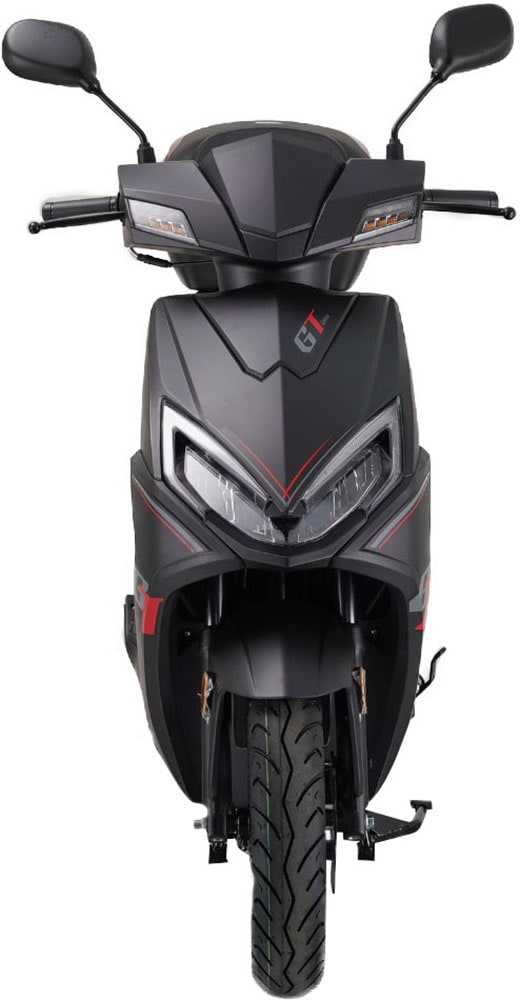 GT UNION Motorroller »Sonic X 45«, 49,6 cm³, 45 km/h, Euro 5, 3 PS, (Komplett-Set, 2 tlg.), Luftgekühlter Motor