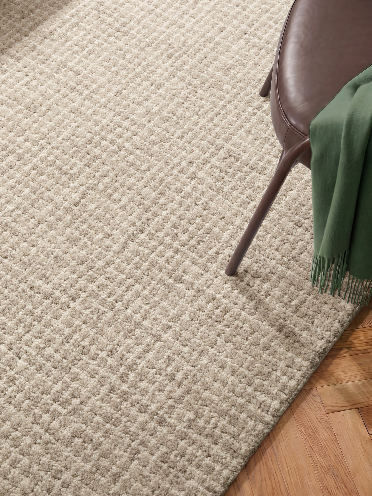 HANSE Home Wollteppich »Eloise« rechteckig 17 mm Höhe Wolle, Naturteppich, Handgemacht, Wohnzimmer, Schlafzimmer, Hygge