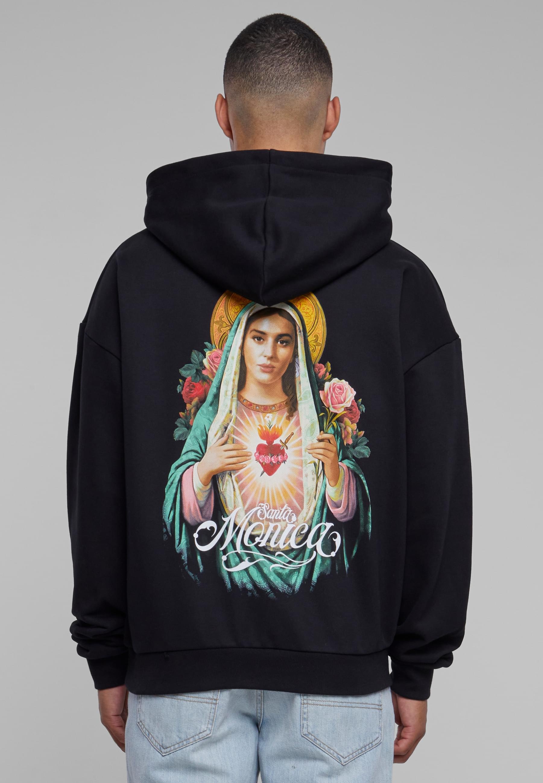 Upscale by Mister Tee Kapuzensweatshirt »Upscale by Mister Tee Herren Santa Monica Heavy Oversize Hoody«, (1 tlg.)
