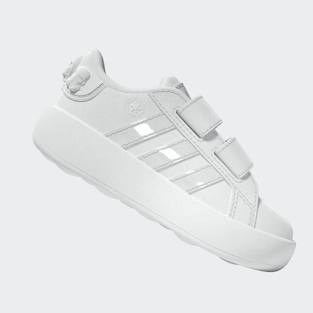 adidas Sportswear Klettschuh »ADIDAS STAR WARS KIDS GRAND COURT 2.0 SCHUH«, Design auf den Spuren des adidas Superstar, für Kinder