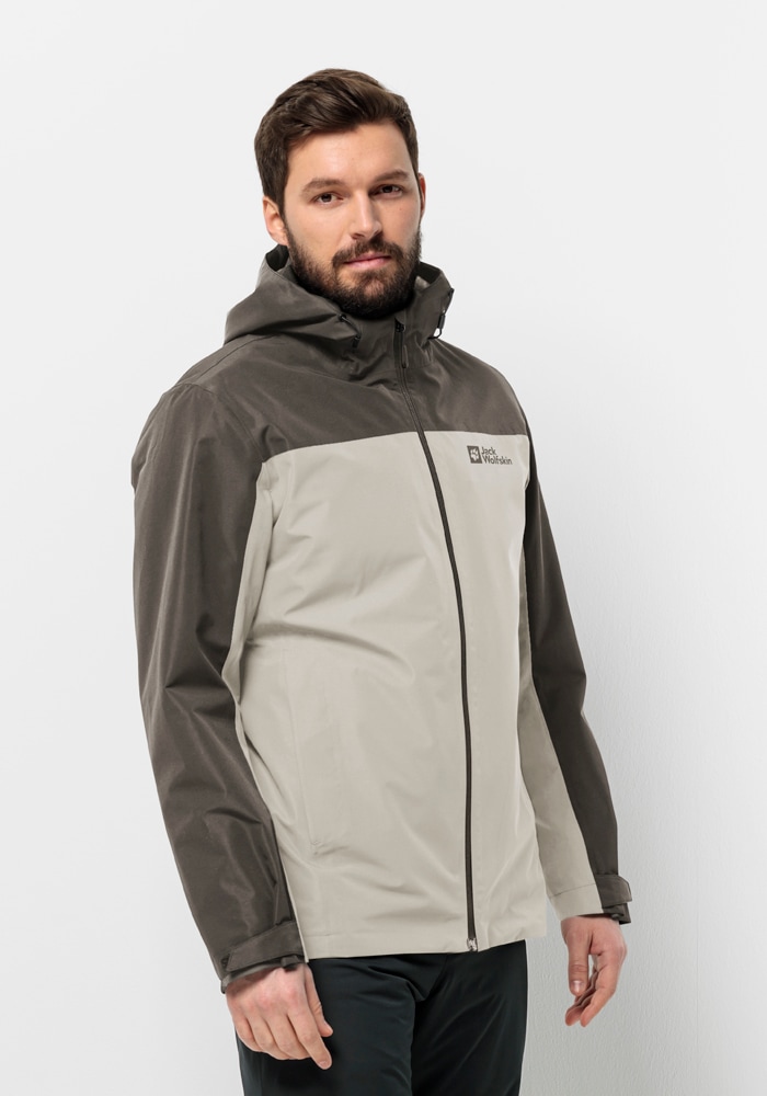 Jack Wolfskin 3-in-1-Funktionsjacke »TAUBENBERG 3IN1 JKT M«, mit Kapuze