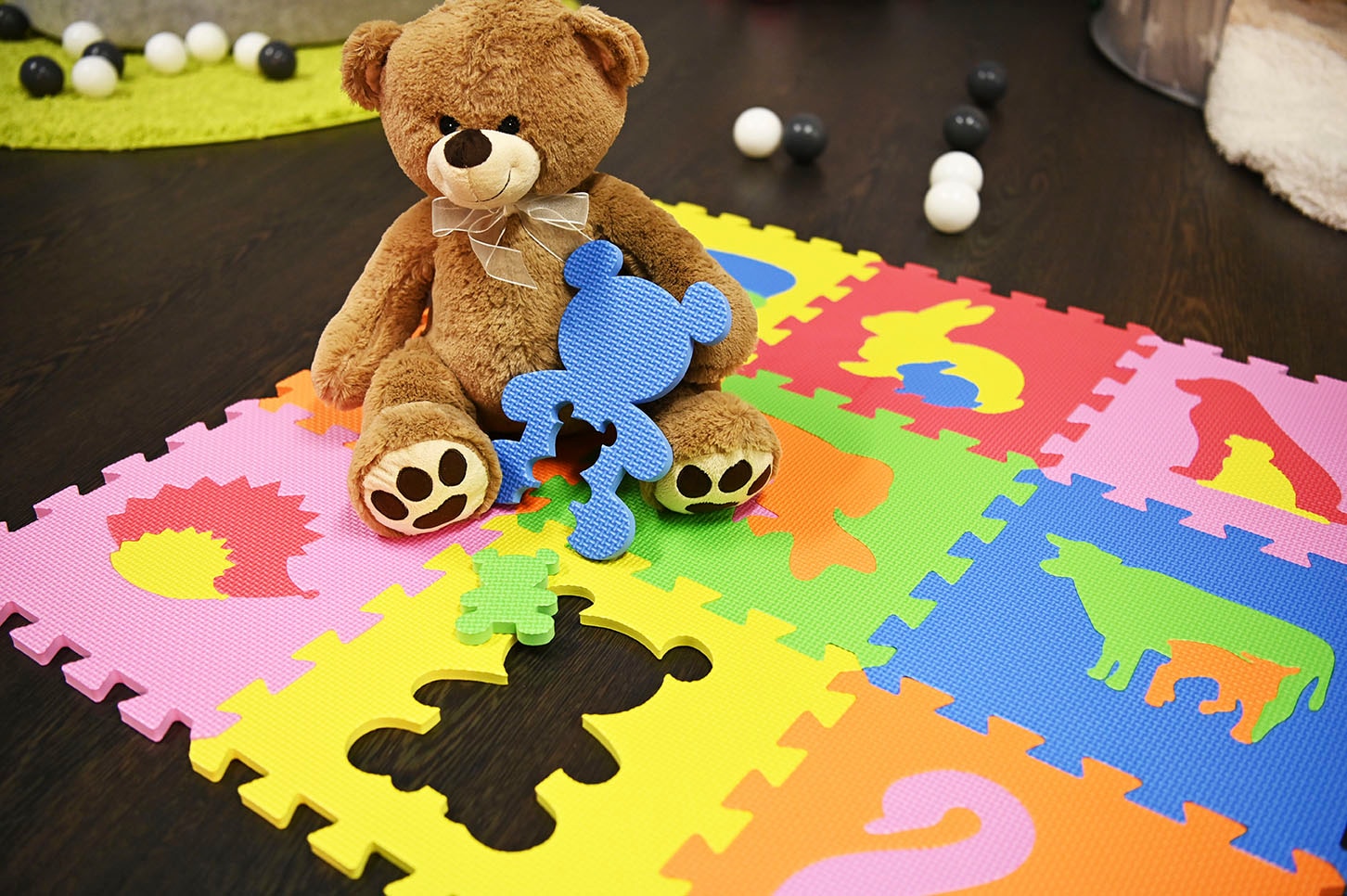 Knorrtoys® Puzzle »Tiere«, Puzzlematte, Bodenpuzzle