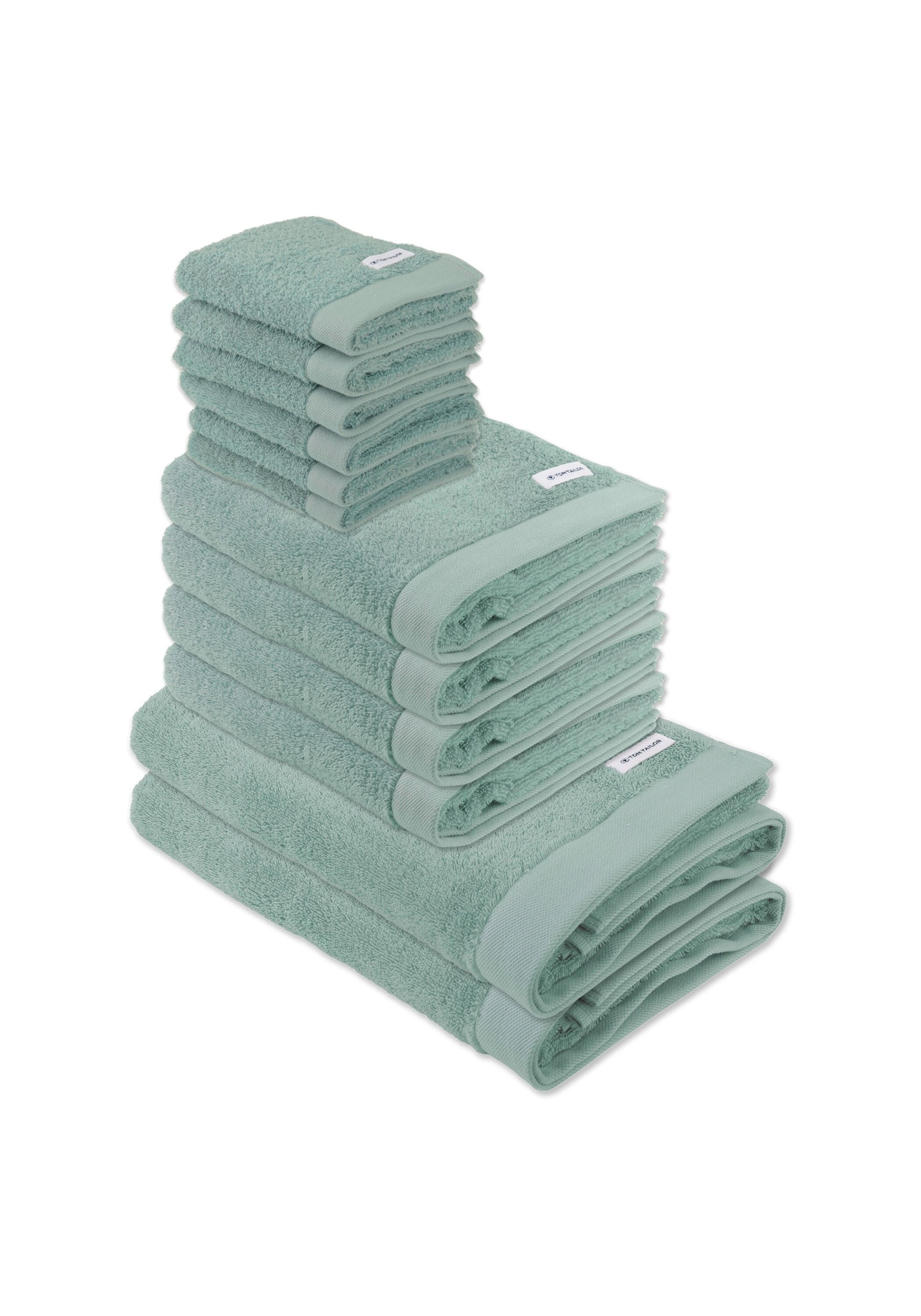 TOM TAILOR Handtuch "Handtuch Color Bath 12er Pack"