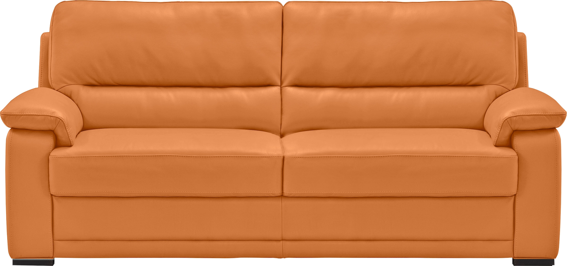 Egoitaliano 2,5-Sitzer »Doris, modernes Designersofa, Ledersofa mit erstklassiger Sitzqualität«, edle Detailverarbeitung, perfekte Polsterung, aus hochwertigem Leder