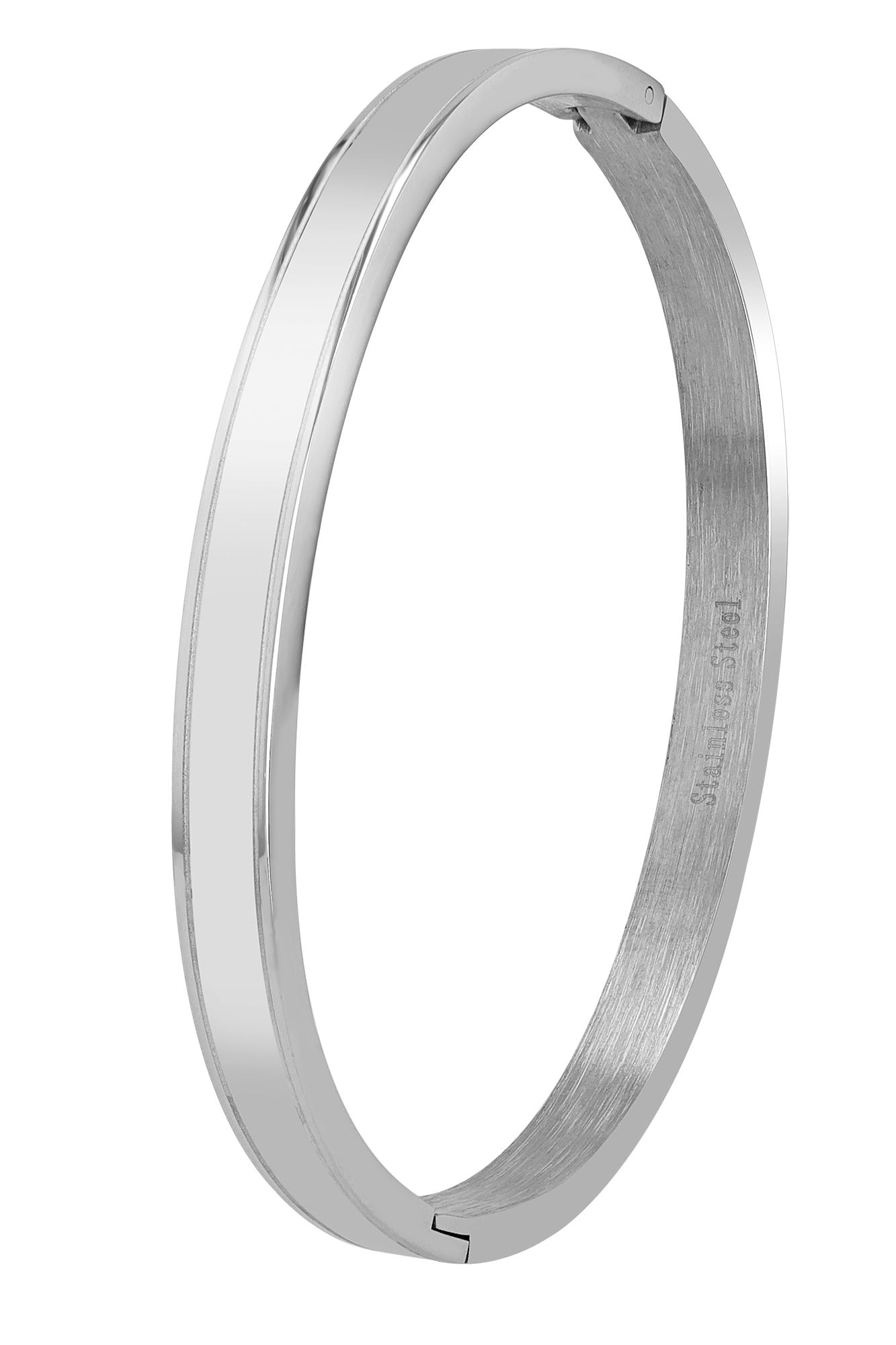 Adelia´s Armreif »Damen Armband – Armreif aus Edelstahl Ø 6,0 cm cm« Zum Verschenken – ideal zum Geburtstag