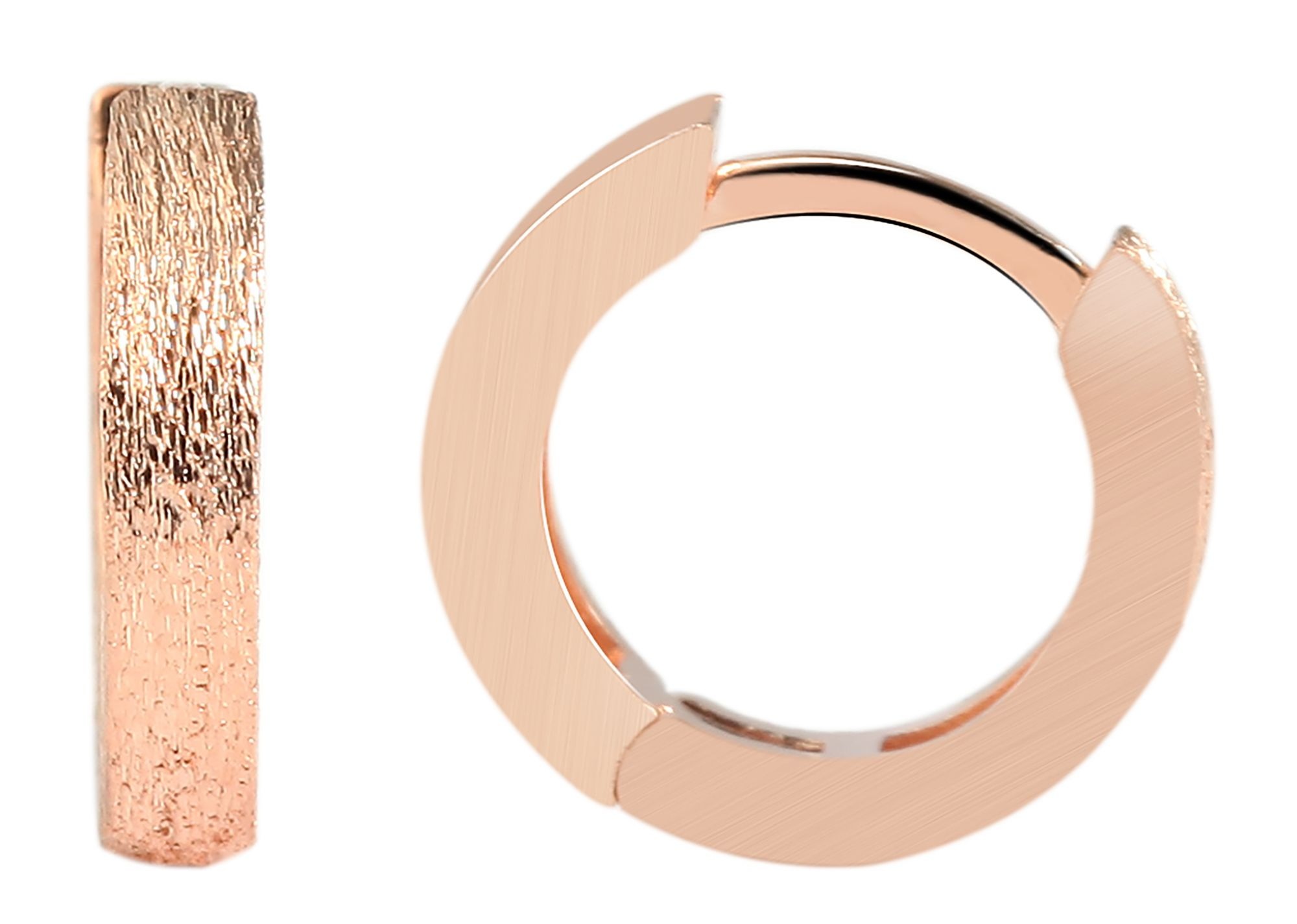 Adelia´s Klappcreolen »Damen Ohrringe – Klappcreole aus 925 Silber« Ideal als Geschenk – dezent und elegant