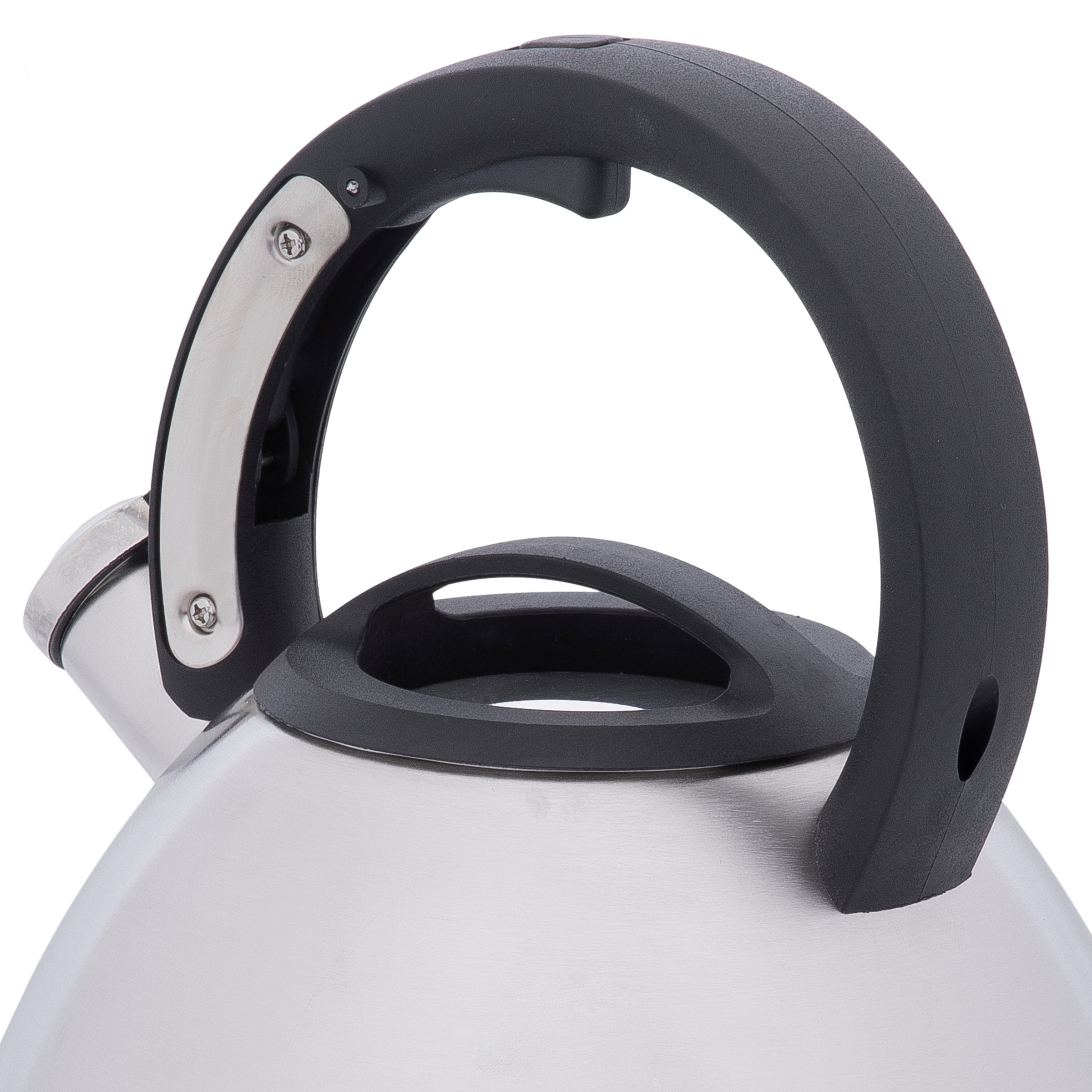 RESTO Kitchenware Wasserkessel »Lyra, Flötenkessel 2,7 l mit wärmespeicherndem Boden im Geschenkkarton«, Edelstahl, (1 tlg.), mit ergonomischem, wärmeableitenden Bakelit-Griff