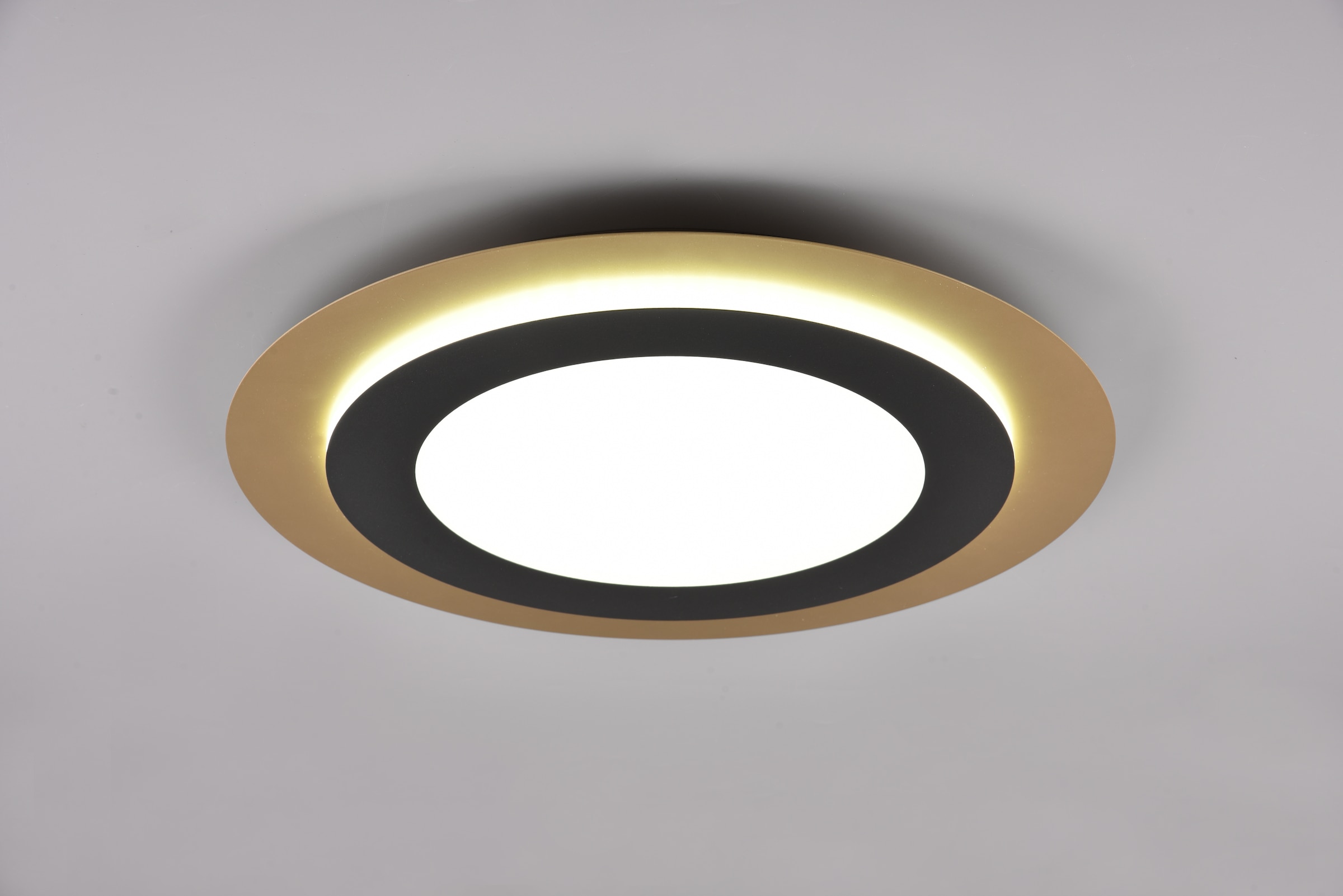 TRIO Leuchten LED Deckenleuchte »MORGAN, runde Deckenlampe Ø 45cm, dimmbar, CCT, Memoryfunktion, Timer«, 1 flammig, Leuchtmittel LED-Board | LED fest integriert, Nachtlicht, 42W 5600 Lumen, 2700-6500 Kelvin, inkl Fernbedienung
