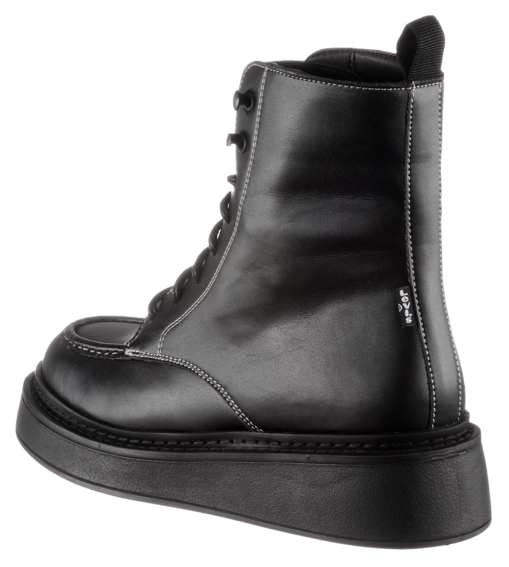 Levi's® Schnürboots »LUNA«, Plateau, Schnürstiefelette, Boots mit Kontrastnähten