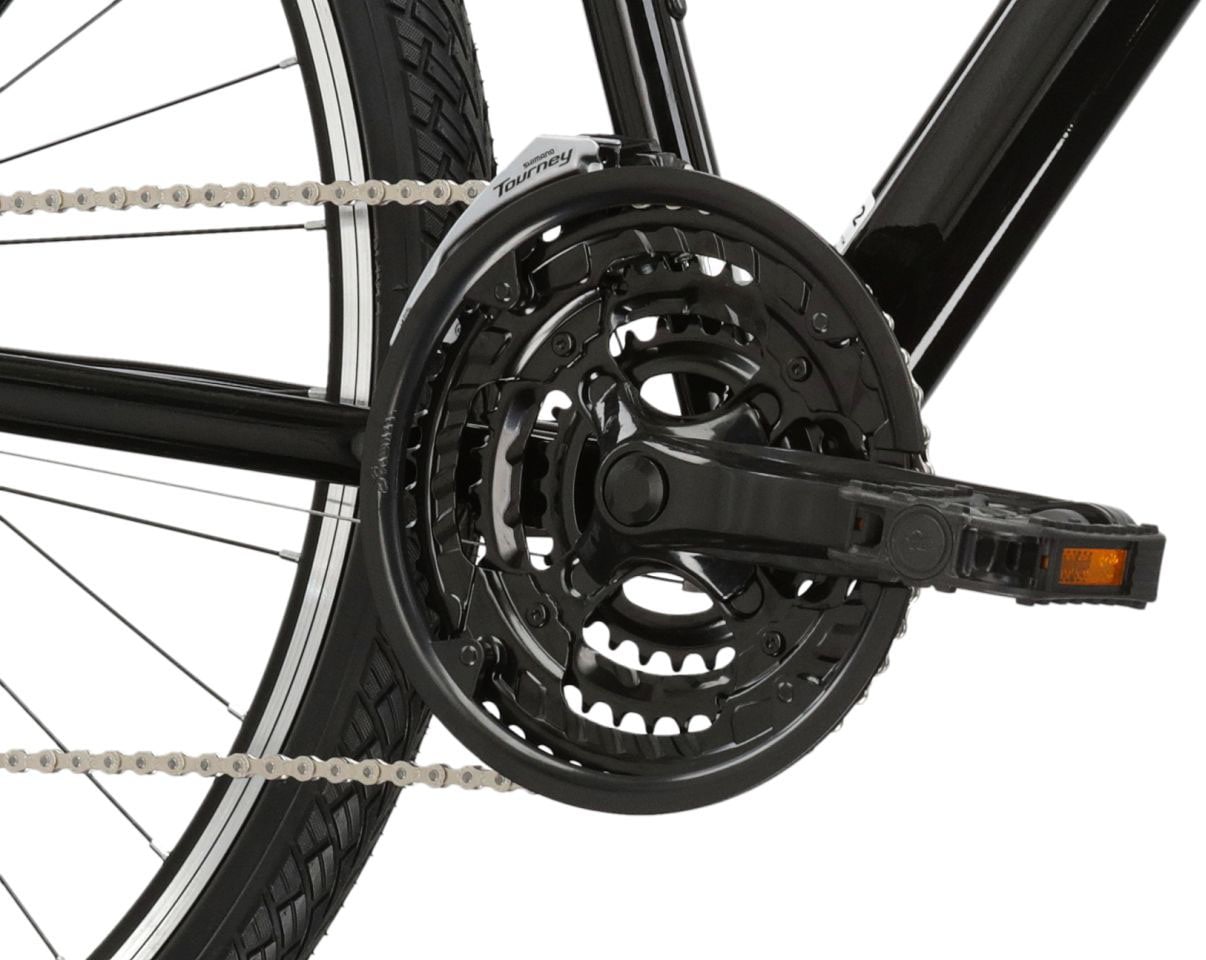 Kross Crossrad »KROSS Crossbike Evado 2.0 28" schwarz 21 Gänge«, 21 Gang, Shimano, ALTUS M310 Schaltwerk, Kettenschaltung