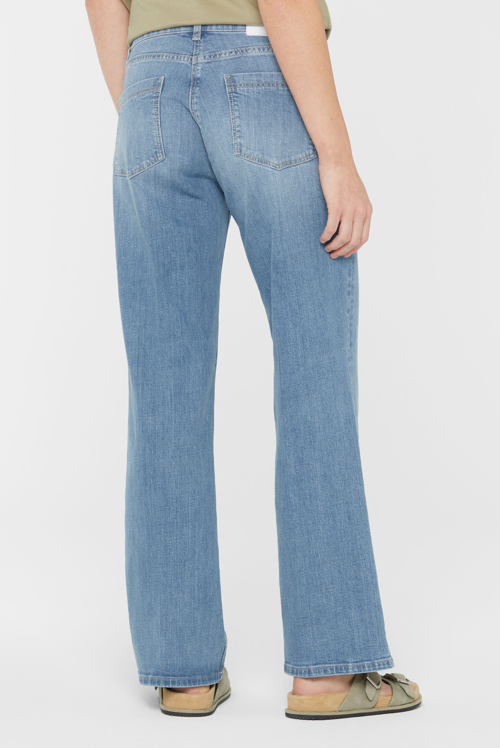 SENSES.THE LABEL Regular-fit-Jeans, mit ausgestelltem Bein