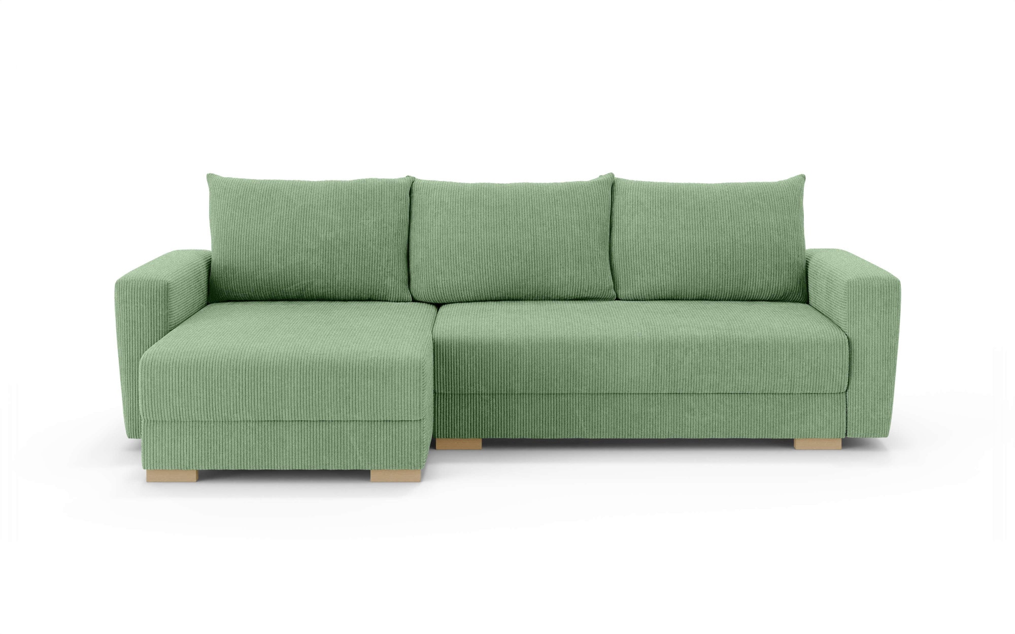 INOSIGN Ecksofa »MAGHERA universell Schlafsofa mit Bettkasten, Maße B/T/H: 255/142/84cm«, L-Form mit Recamiere rechts oder links montierbar, hoher Sitzkomfort