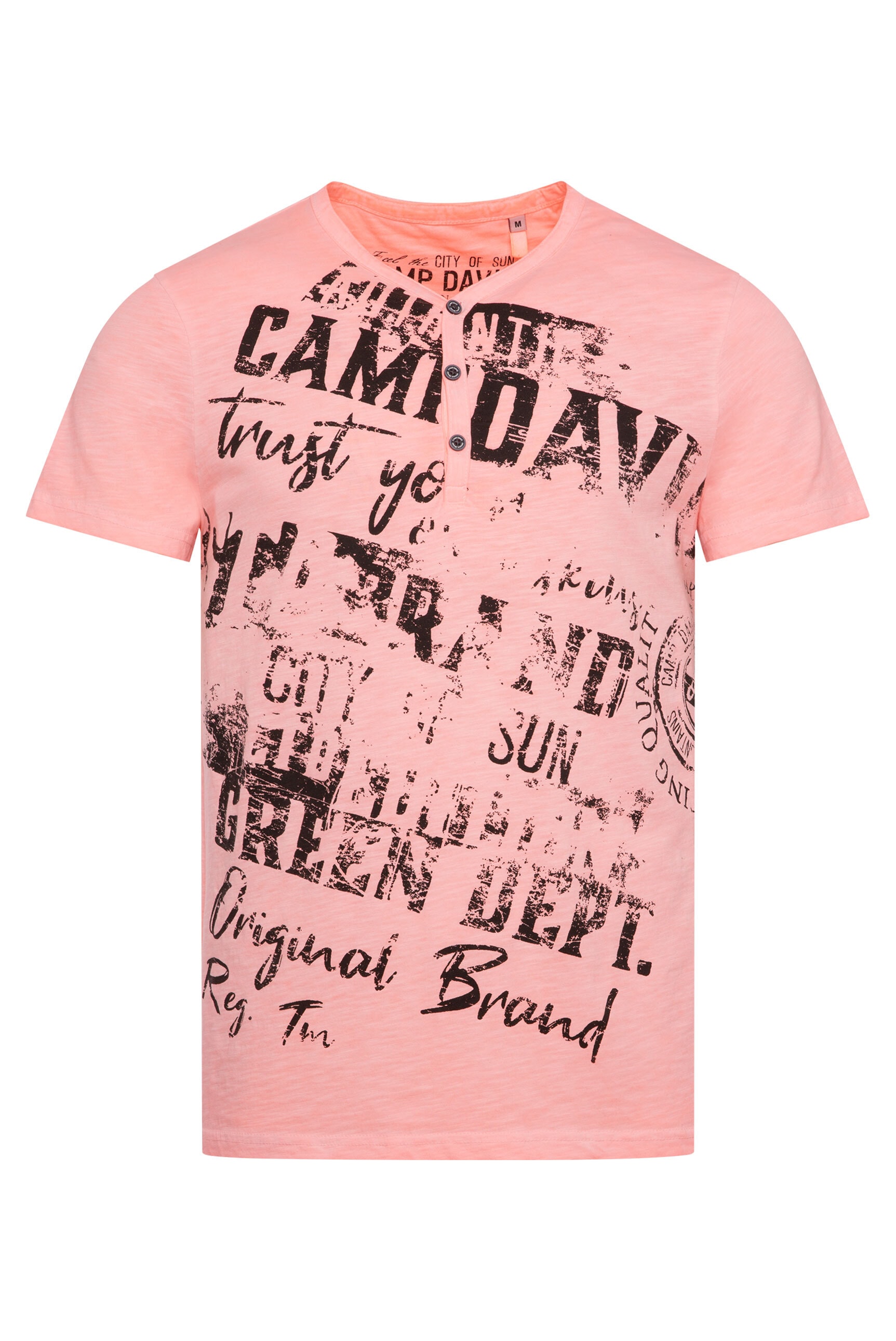 CAMP DAVID V-Shirt, aus Baumwolle