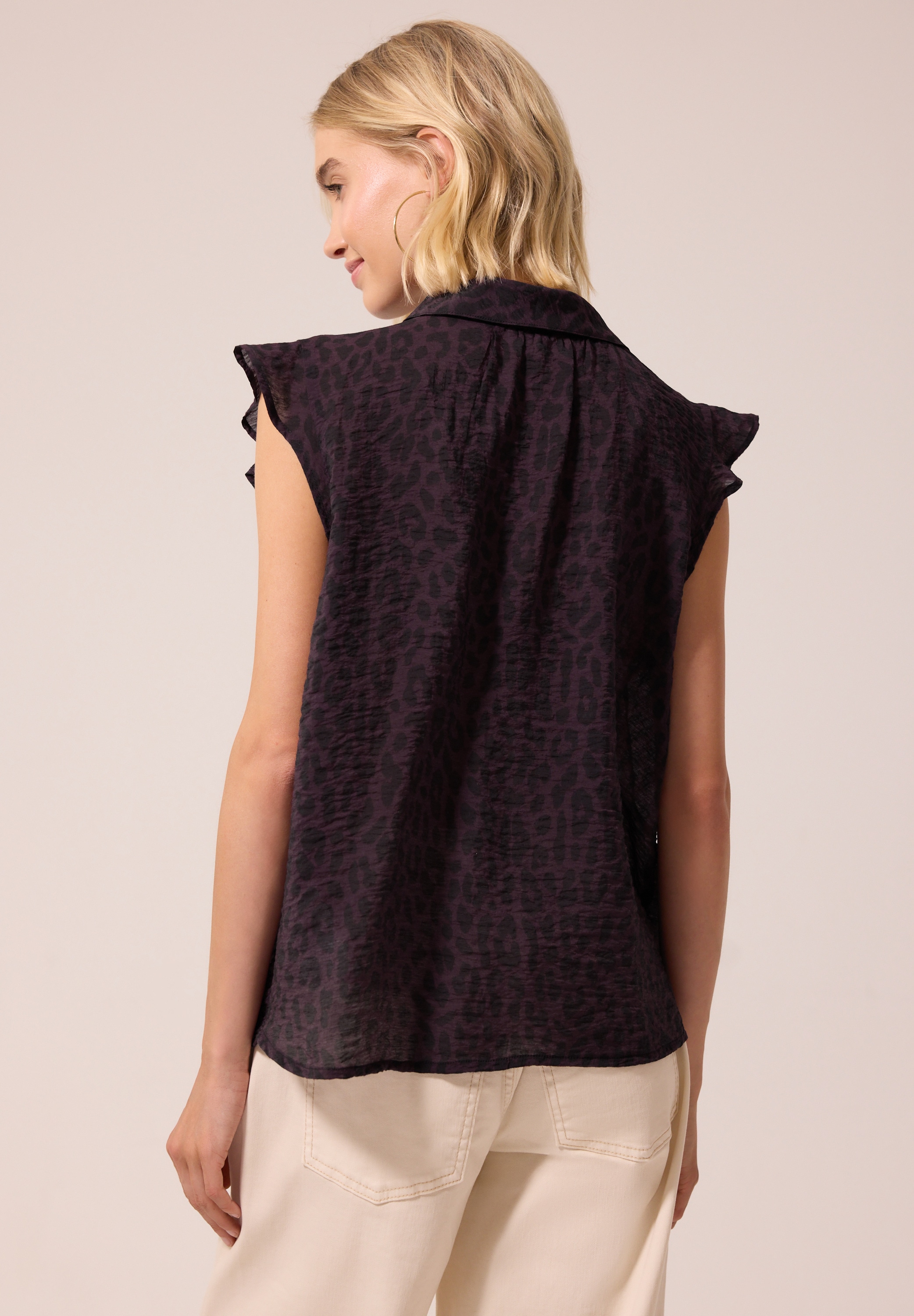 STREET ONE STUDIO Blusentop mit allover Leoprint