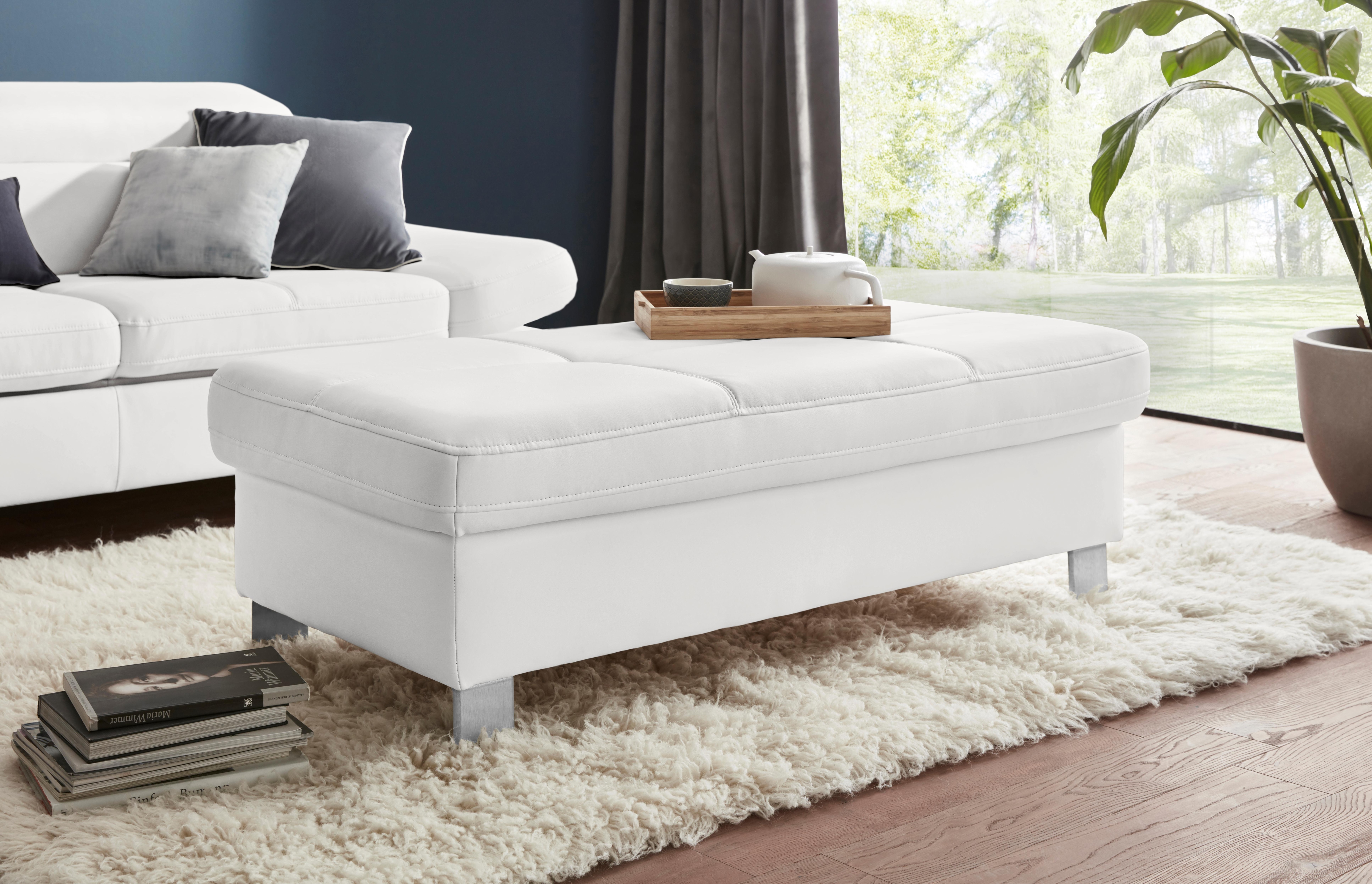 exxpo - sofa fashion Hocker "Fiji Bankhocker mit Staufach unter der Sitzfläche" elegant modern mit toller Detailverarbeitung