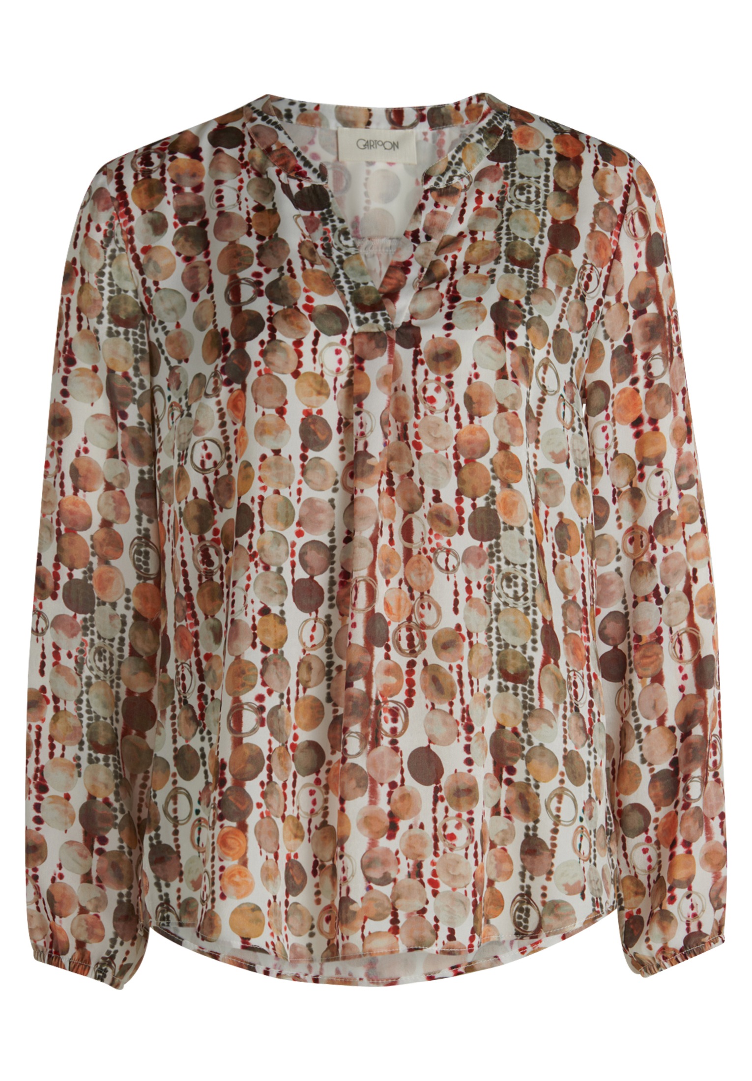 Cartoon Shirtbluse »Damen Blusenshirt mit Muster«