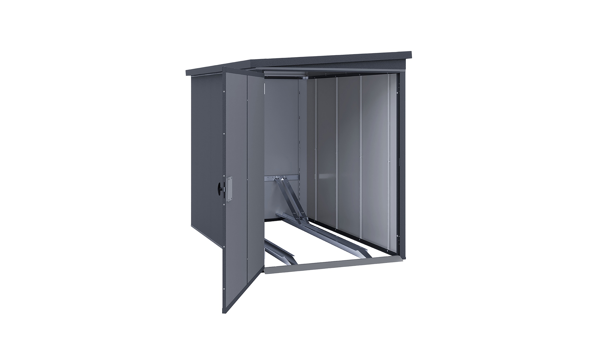 weka Fahrradbox »Gary« Metall pulverbeschichtet, BxTxH: 129x206x159 cm