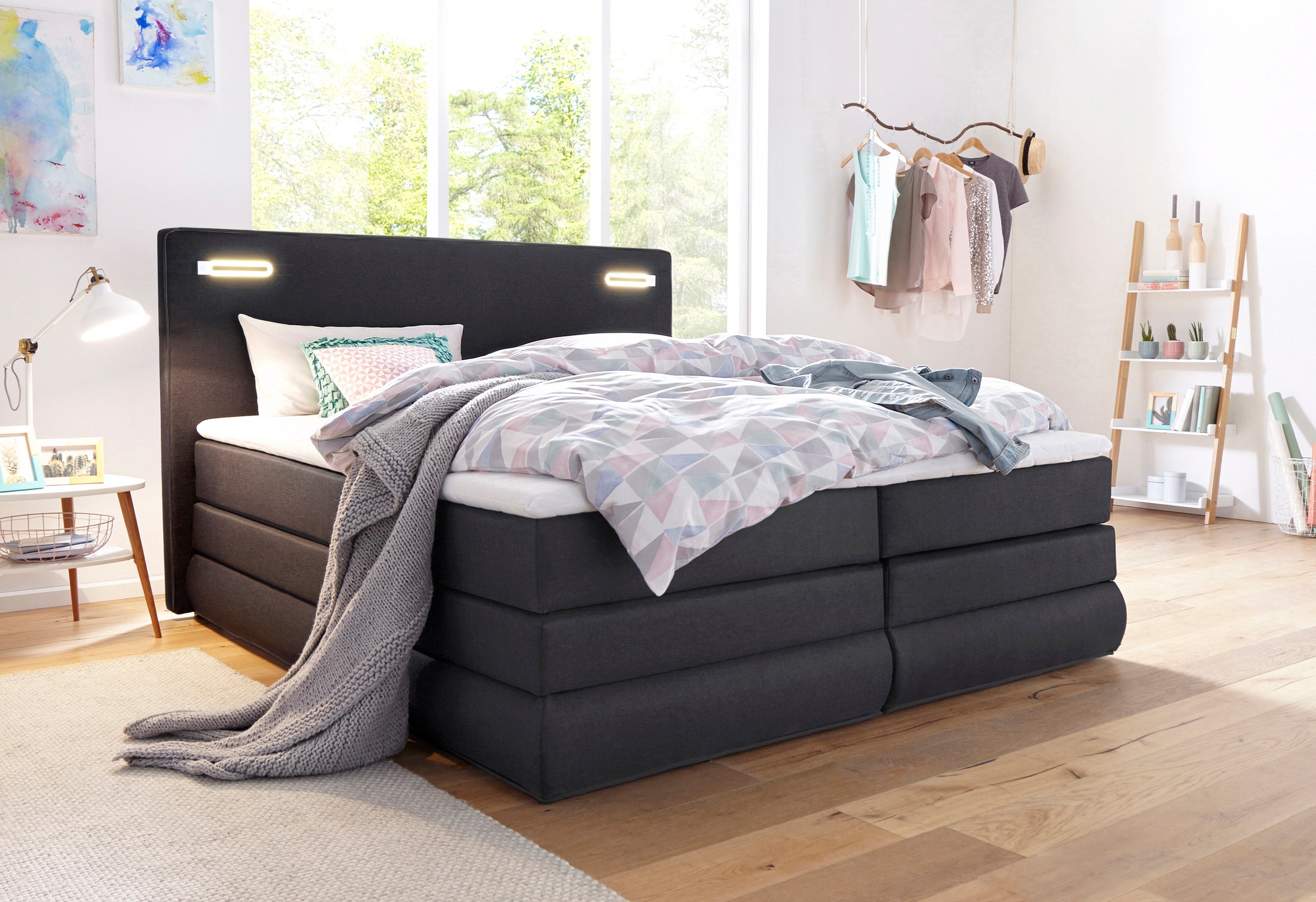 COLLECTION AB Boxspringbett "Ninoni", inkl. Bettkasten, Topper und wahlweis günstig online kaufen