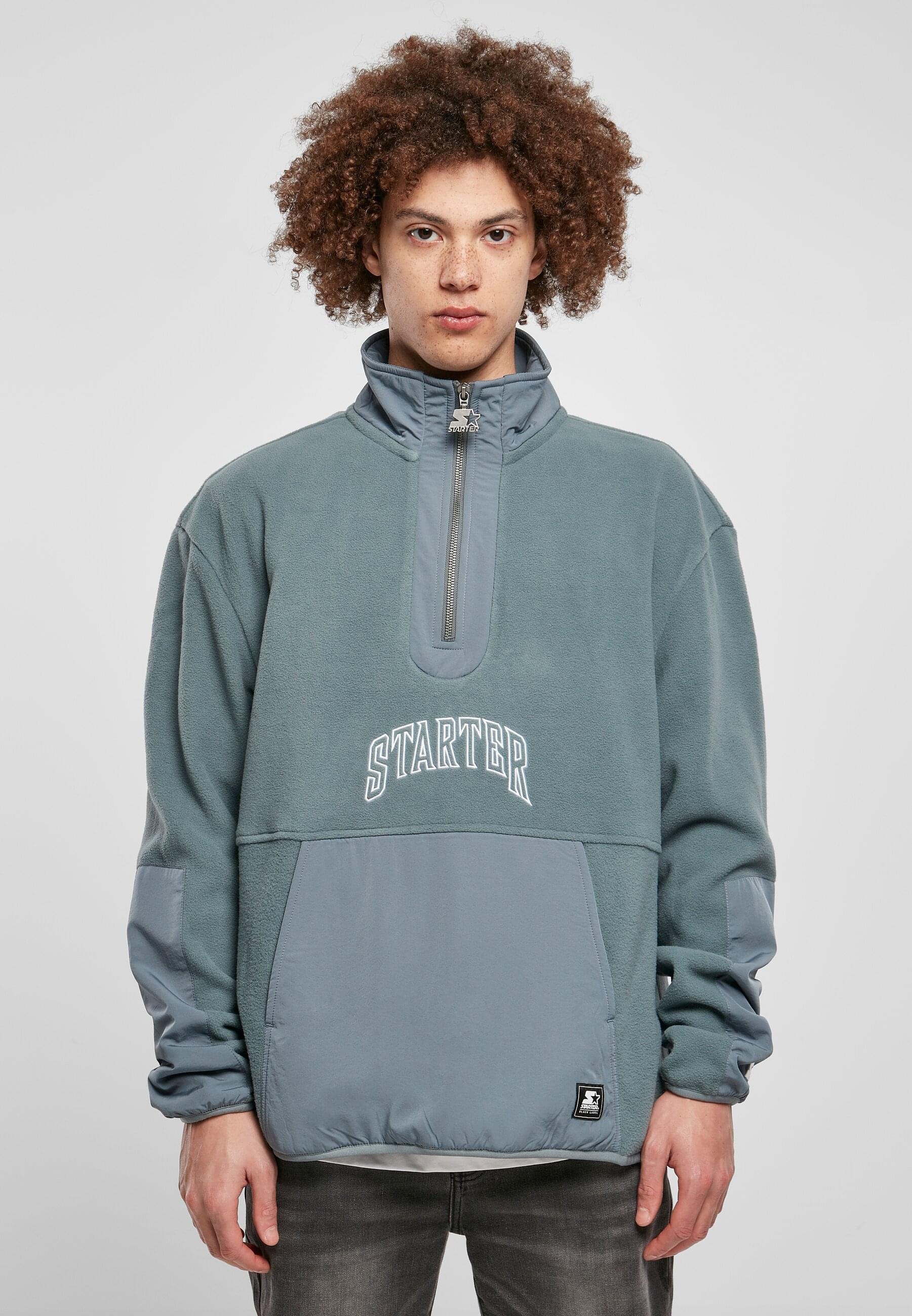 Starter Black Label Allwetterjacke »Starter Black Label Herren Starter Thunder Polar Fleece Halfzip«, (1 St.), ohne Kapuze