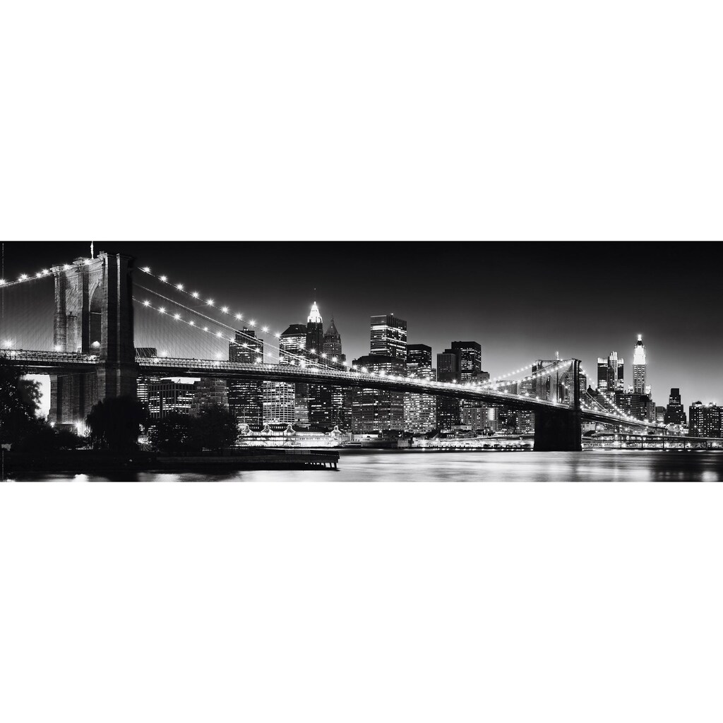 Reinders! Bild »New York - Brooklyn Bridge black &«