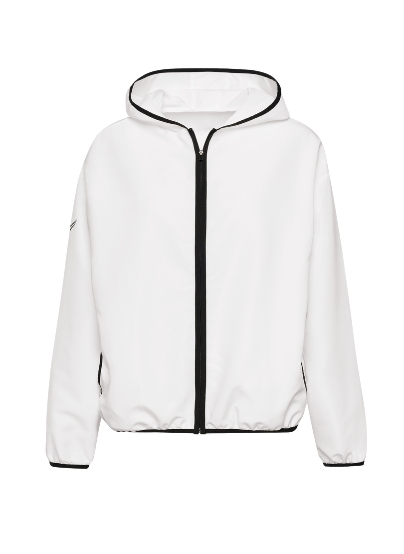 Trigema Sweatjacke »TRIGEMA Dünne Kapuzenjacke mit praktischen Taschen«