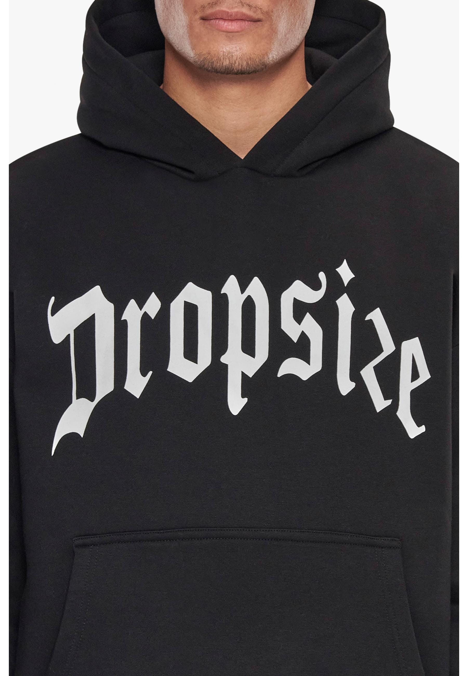 Dropsize Kapuzensweatshirt »Dropsize Herren Heavy Logo Design Hoodie«, (1 tlg.)