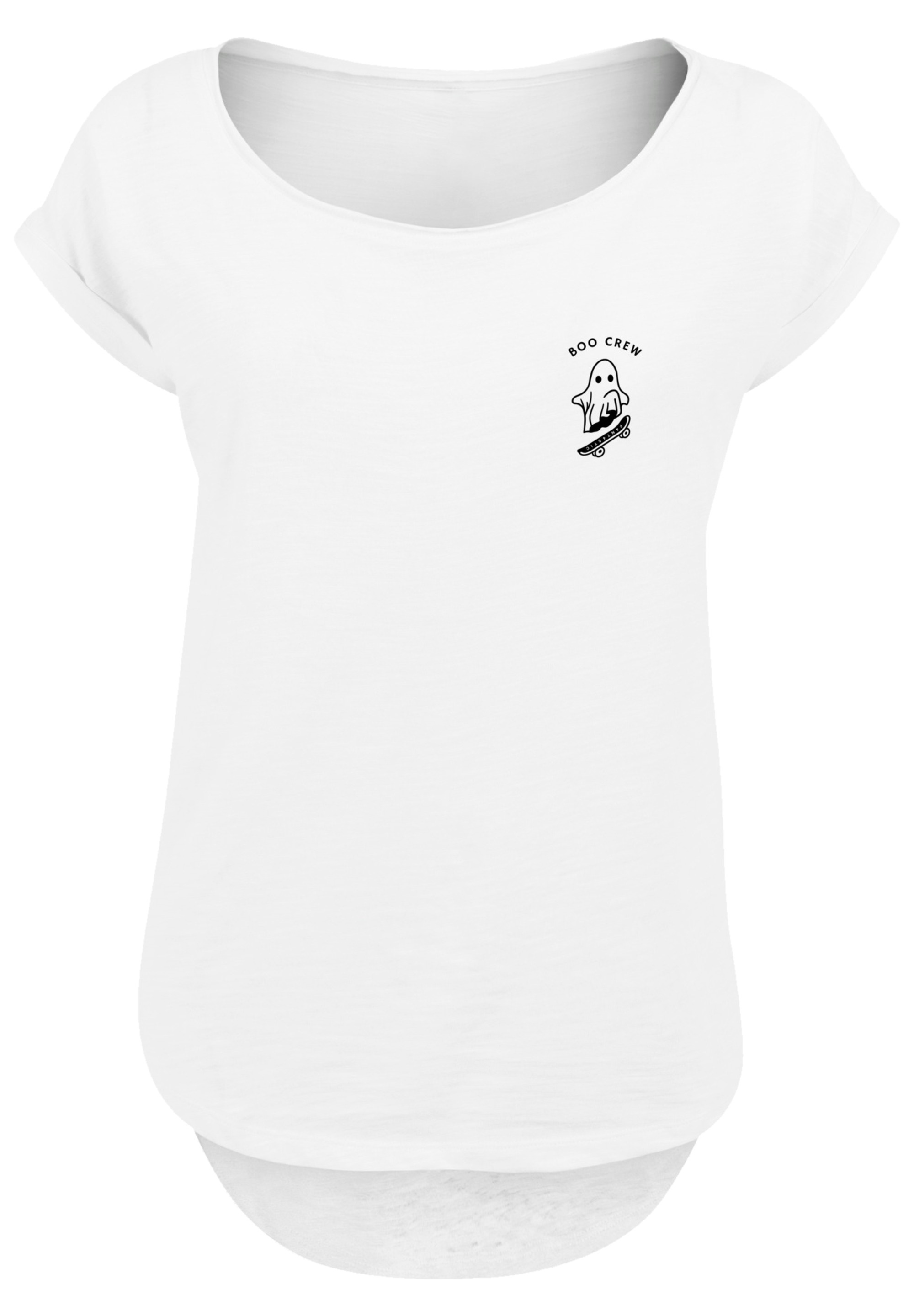 F4NT4STIC T-Shirt »Boo Crew Halloween«, Print