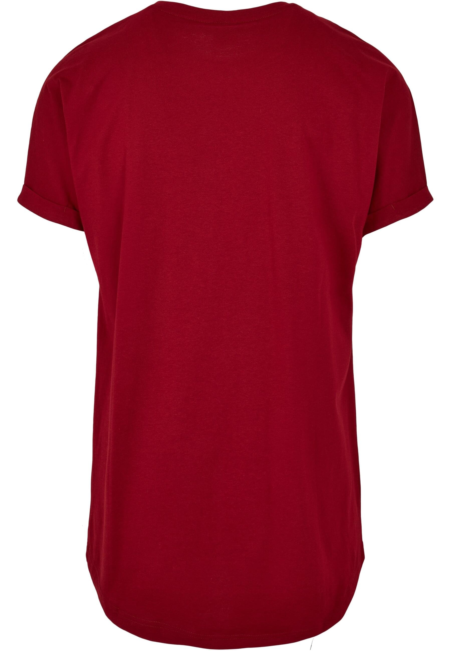 URBAN CLASSICS T-Shirt »Urban Classics Herren Long Shaped Turnup Tee«, (1 tlg.)