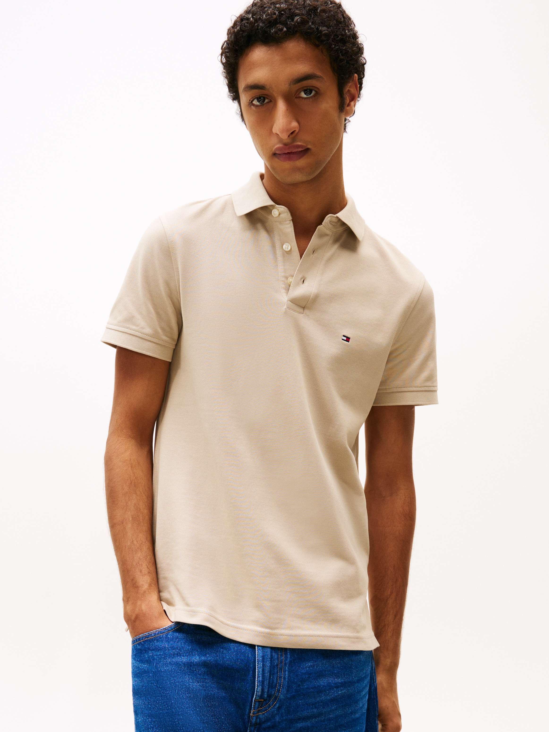 Tommy Hilfiger Poloshirt »1985 SLIM POLO«, hochwertige Baumwoll-Piqué-Qualität