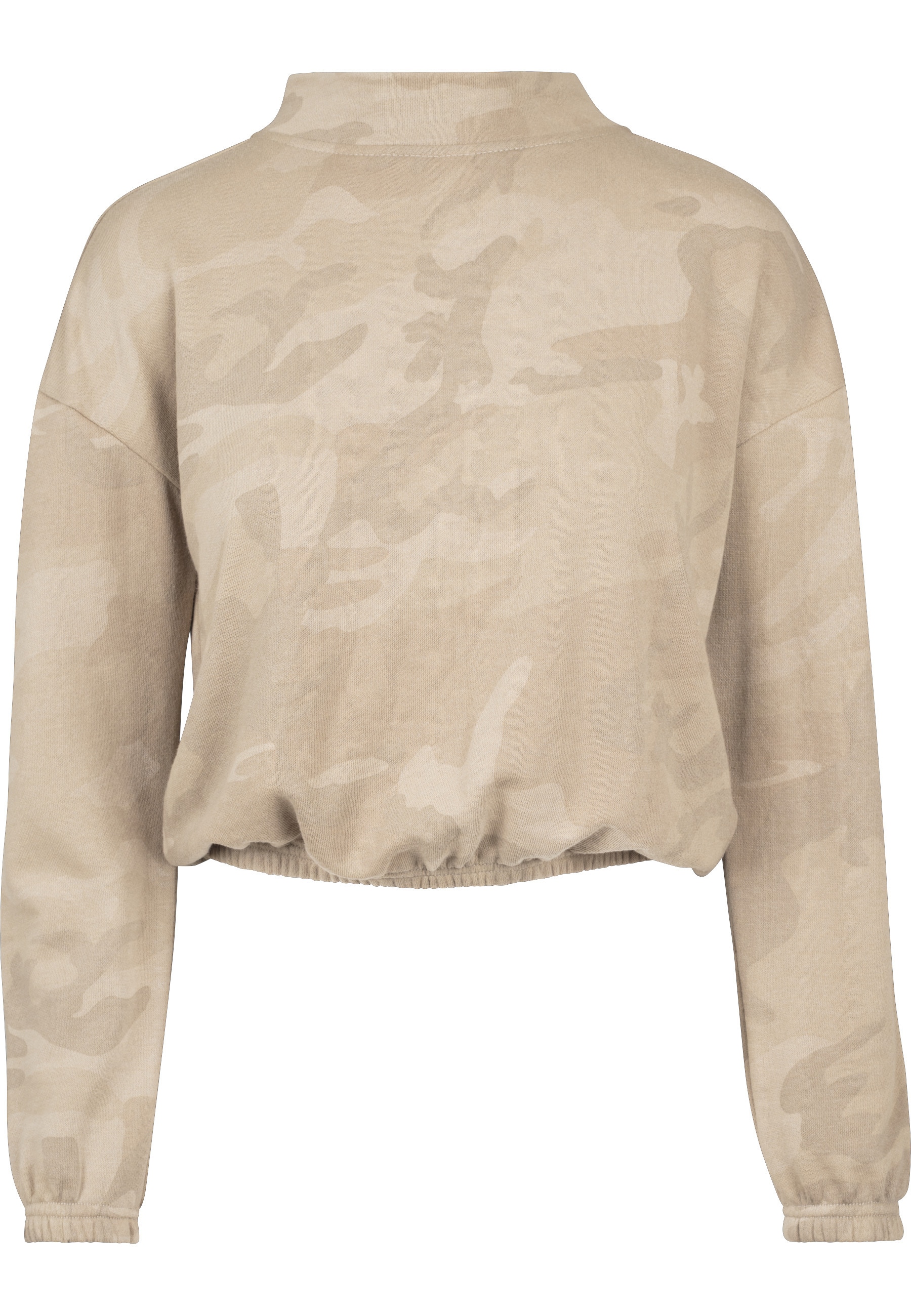 URBAN CLASSICS Sweatshirt "Urban Classics Damen Ladies Camo Turtleneck Crew günstig online kaufen