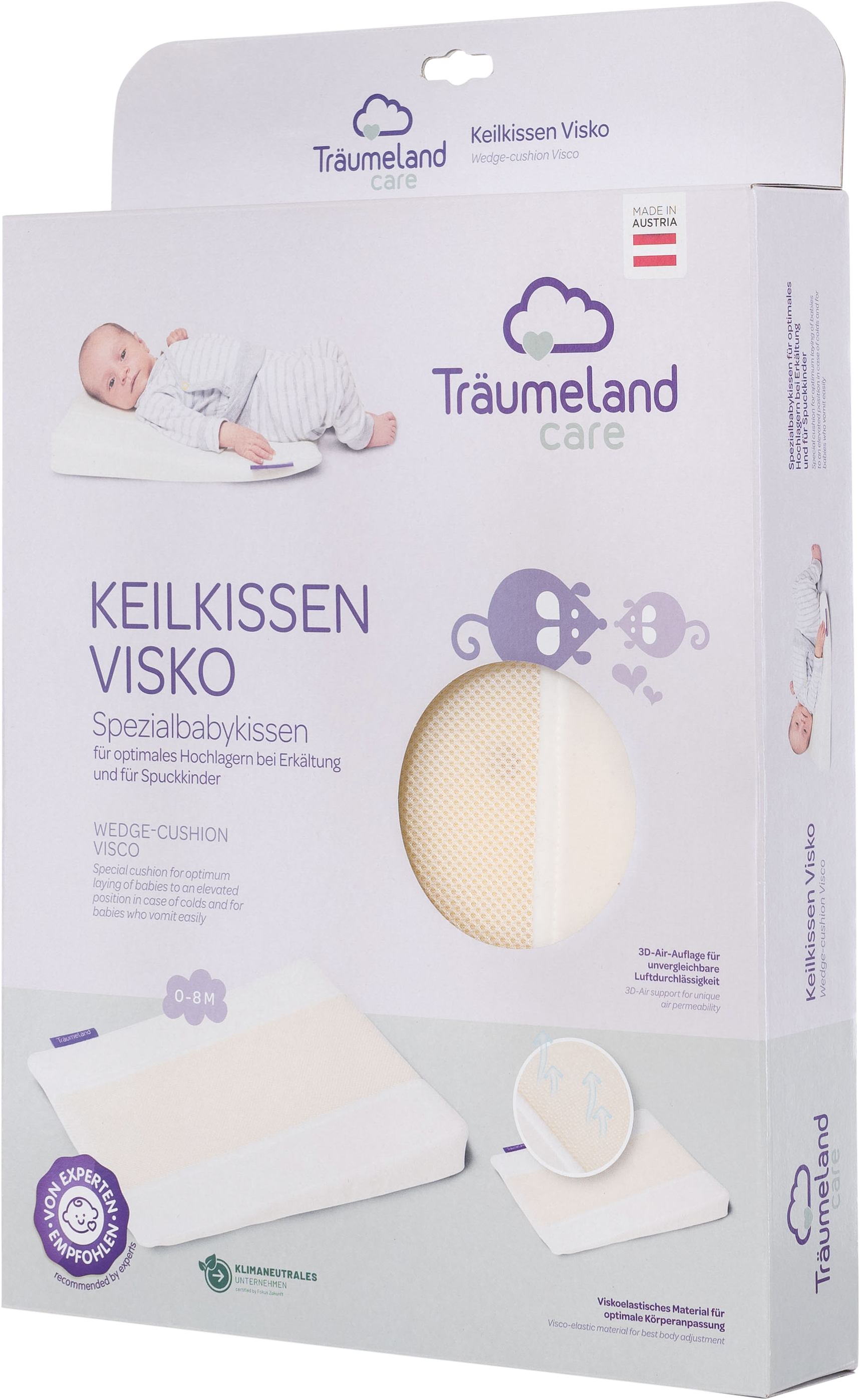 Träumeland Babykissen »care KEILKISSEN VISKO 32 x 40 cm (0 - 8 Monate)«