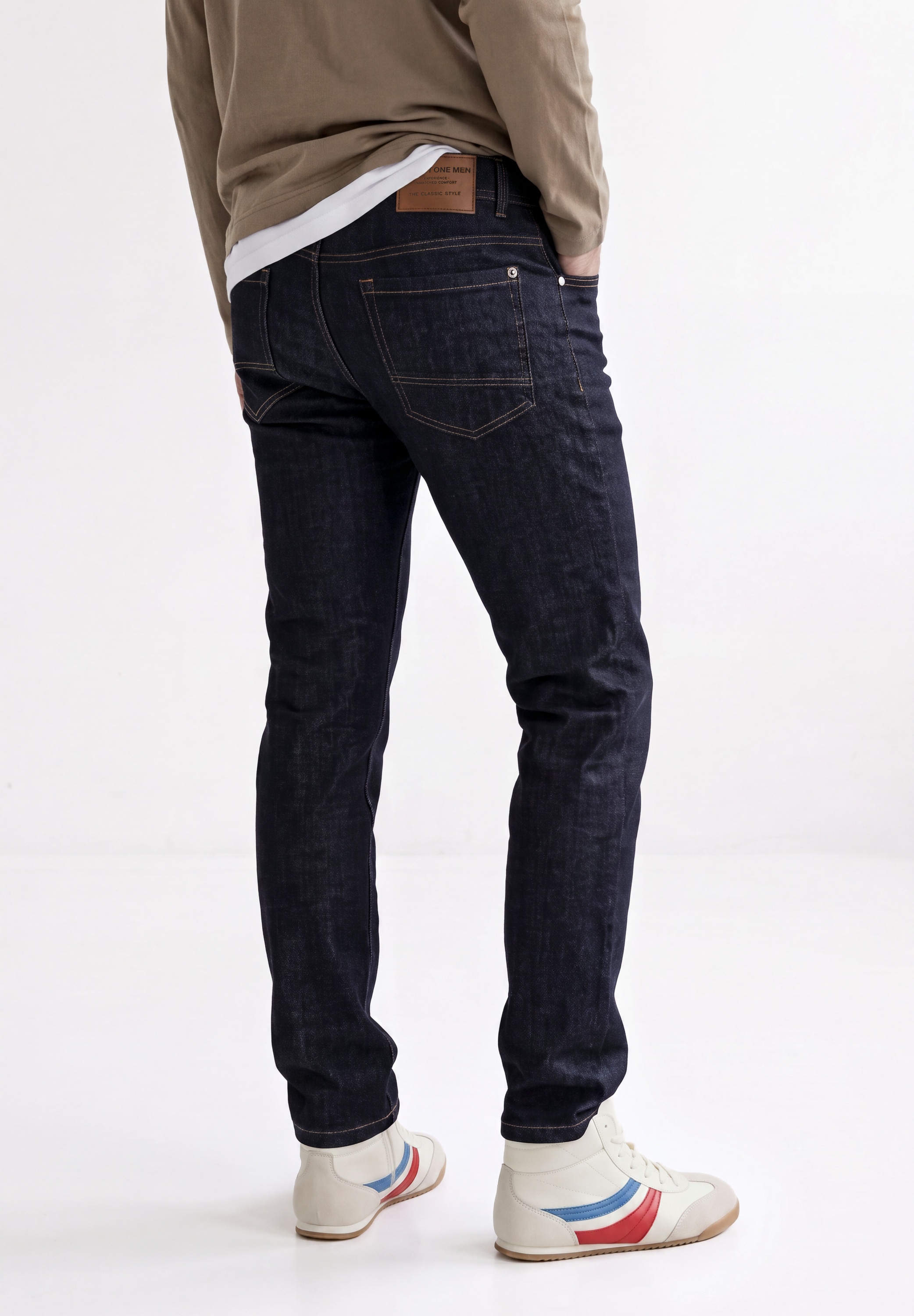 STREET ONE MEN Slim-fit-Jeans in Unifarbe