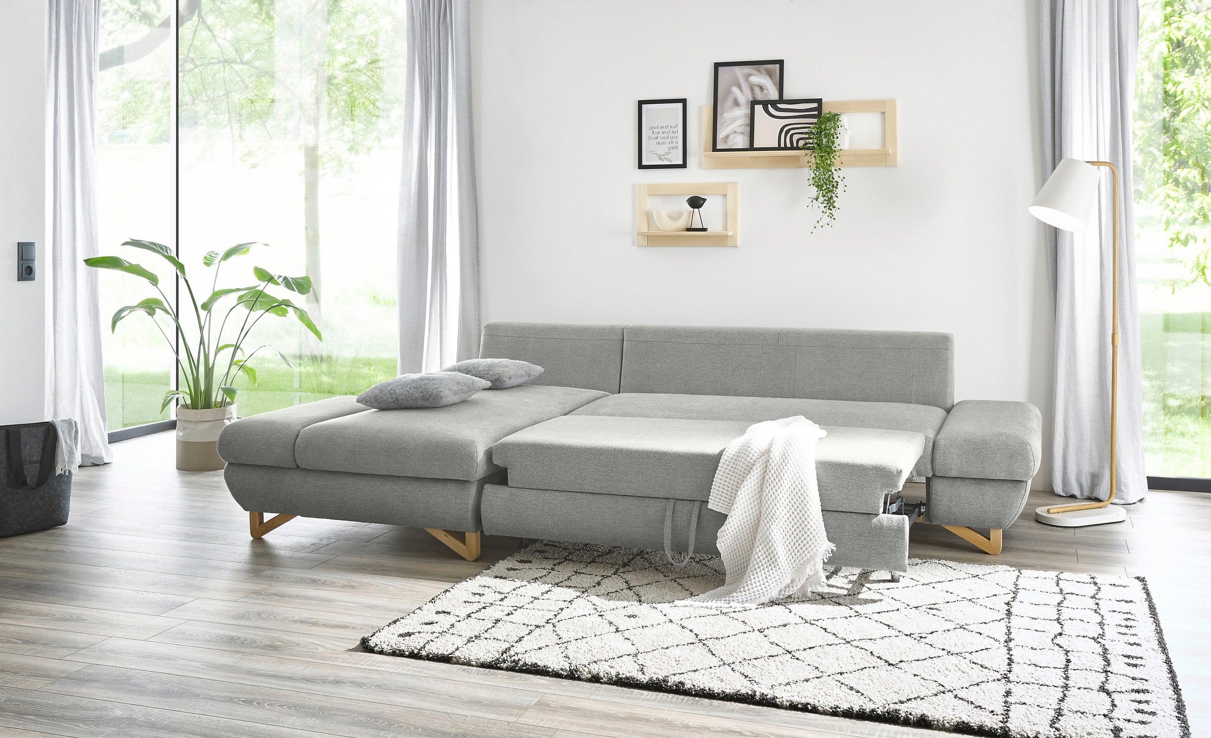 INOSIGN Schlafsofa »City/Giron«, komfortable Bettfunktion (Liegefläche 245 x 138 cm), sowie Bettkasten