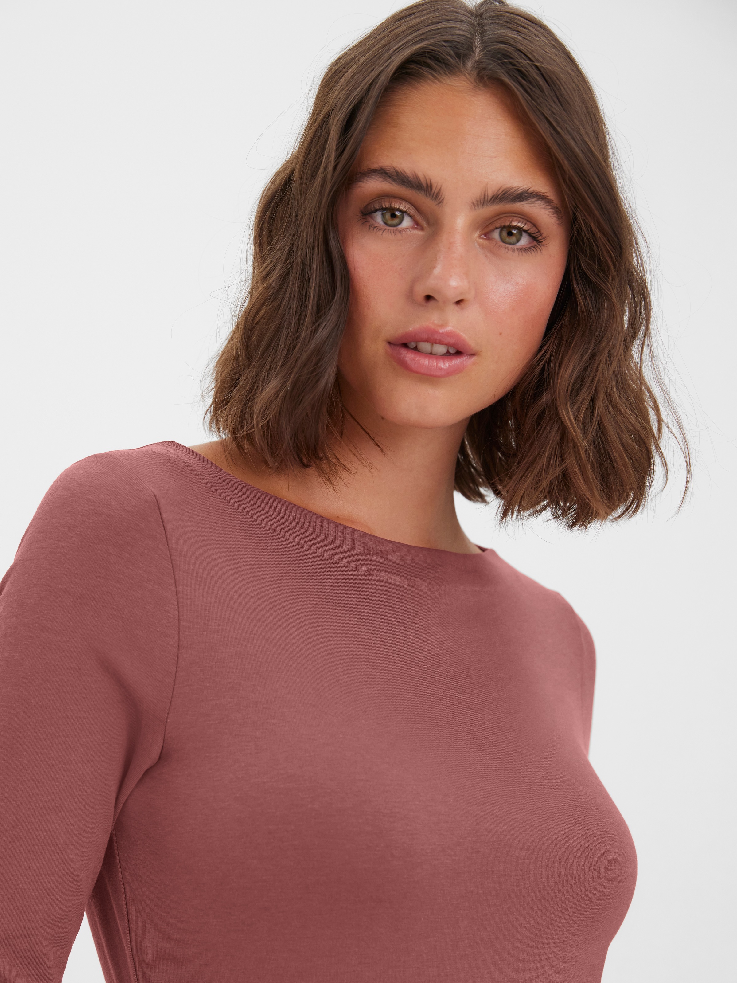 Vero Moda 3/4-Arm-Shirt "VMPANDA MODAL 3/4 TOP JRS NOOS" günstig online kaufen