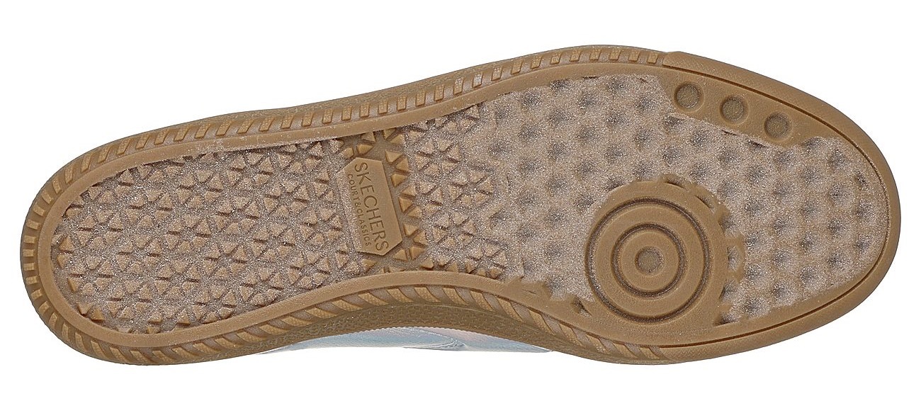 Skechers Sneaker »HOTSHOT-TRUE IRIDESCENCE«, Retro Sneaker, Schnürschuh im irisierenden Metallic Look