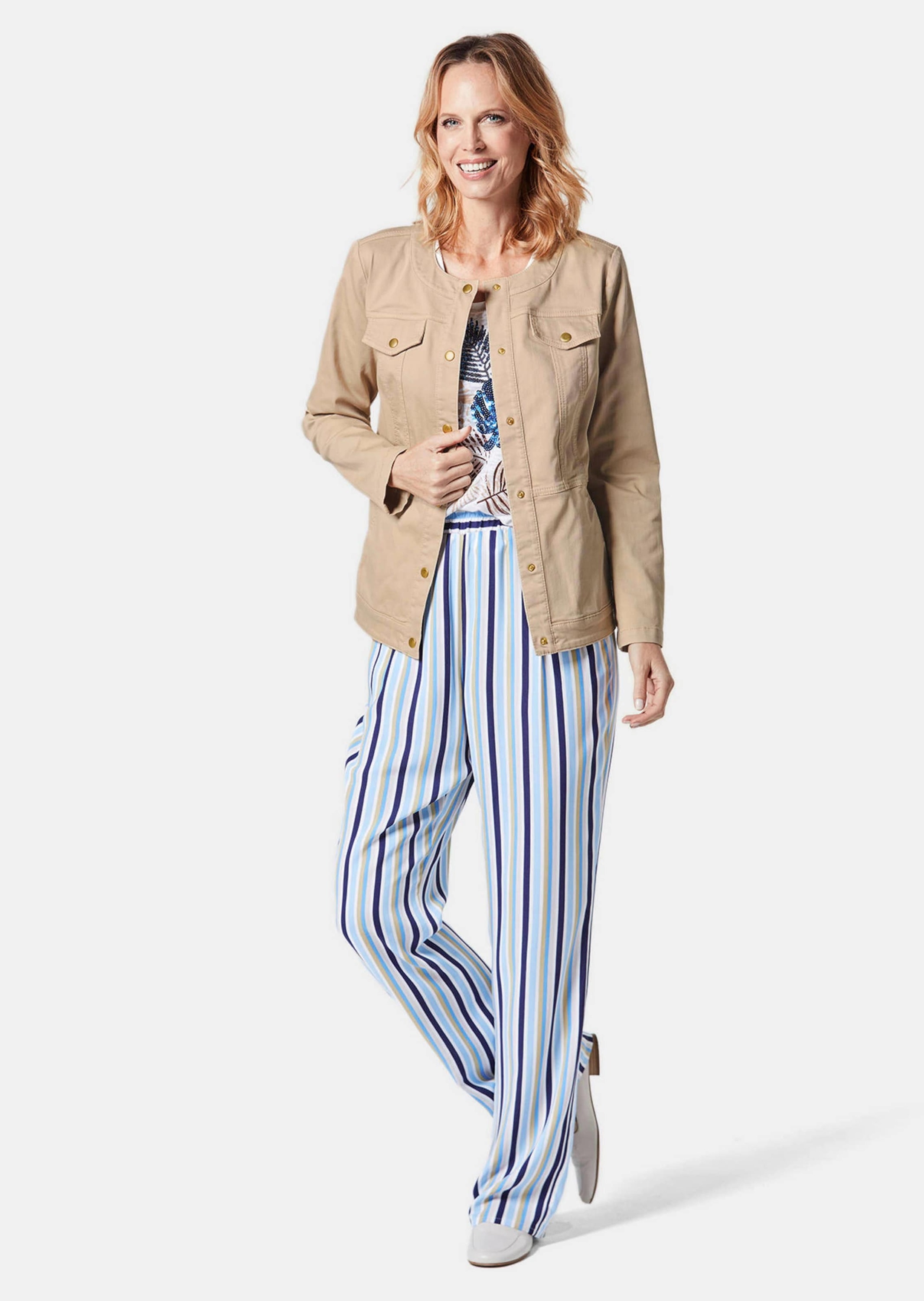 GOLDNER Kurzjacke "Kurzgröße Jacke" sportive Nahtführung günstig online kaufen