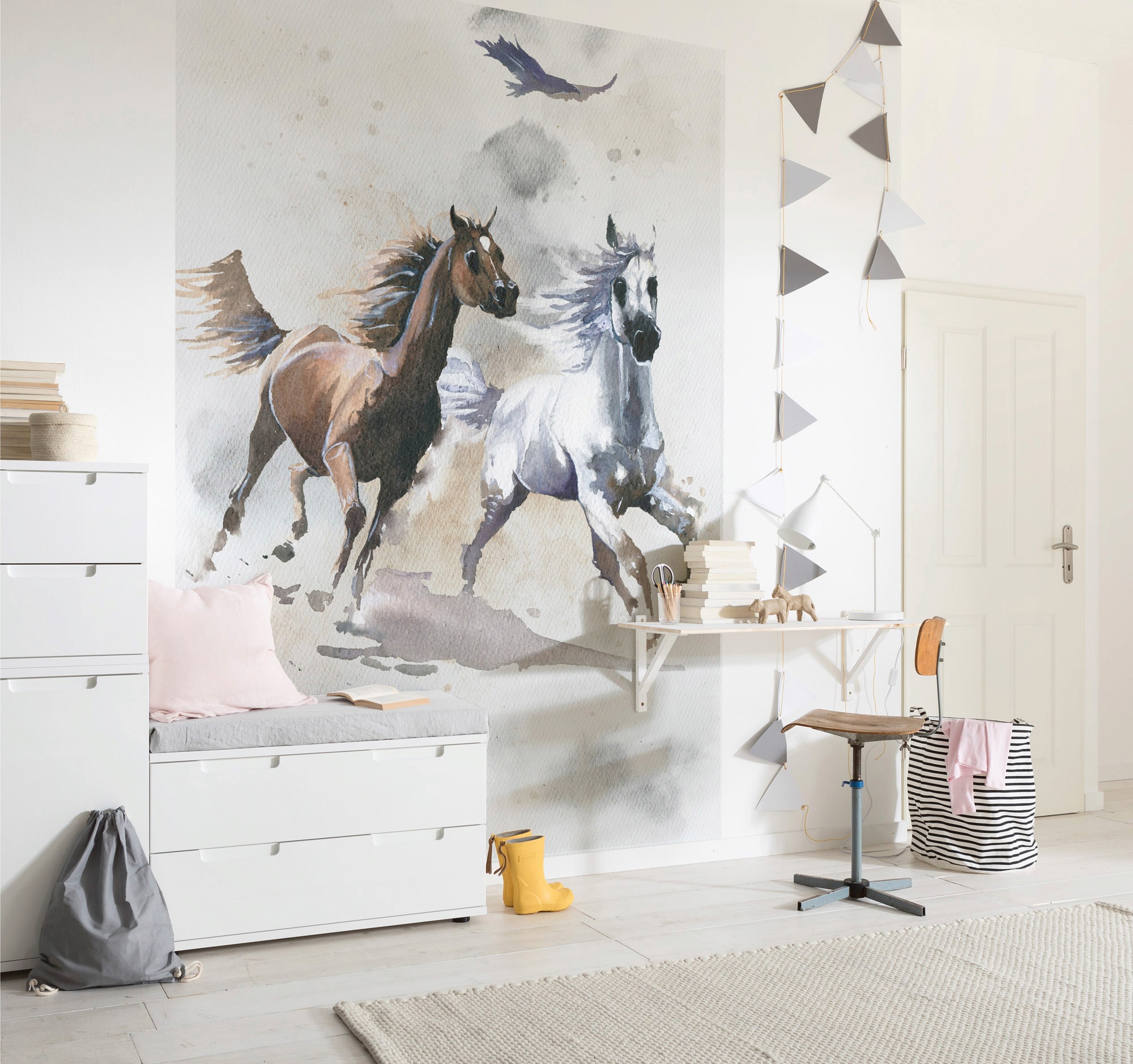 Komar Vliestapete »Digitaldruck Vlies - Wild Ride - Größe 200 x 280 cm«, bedruckt, Kinderzimmer