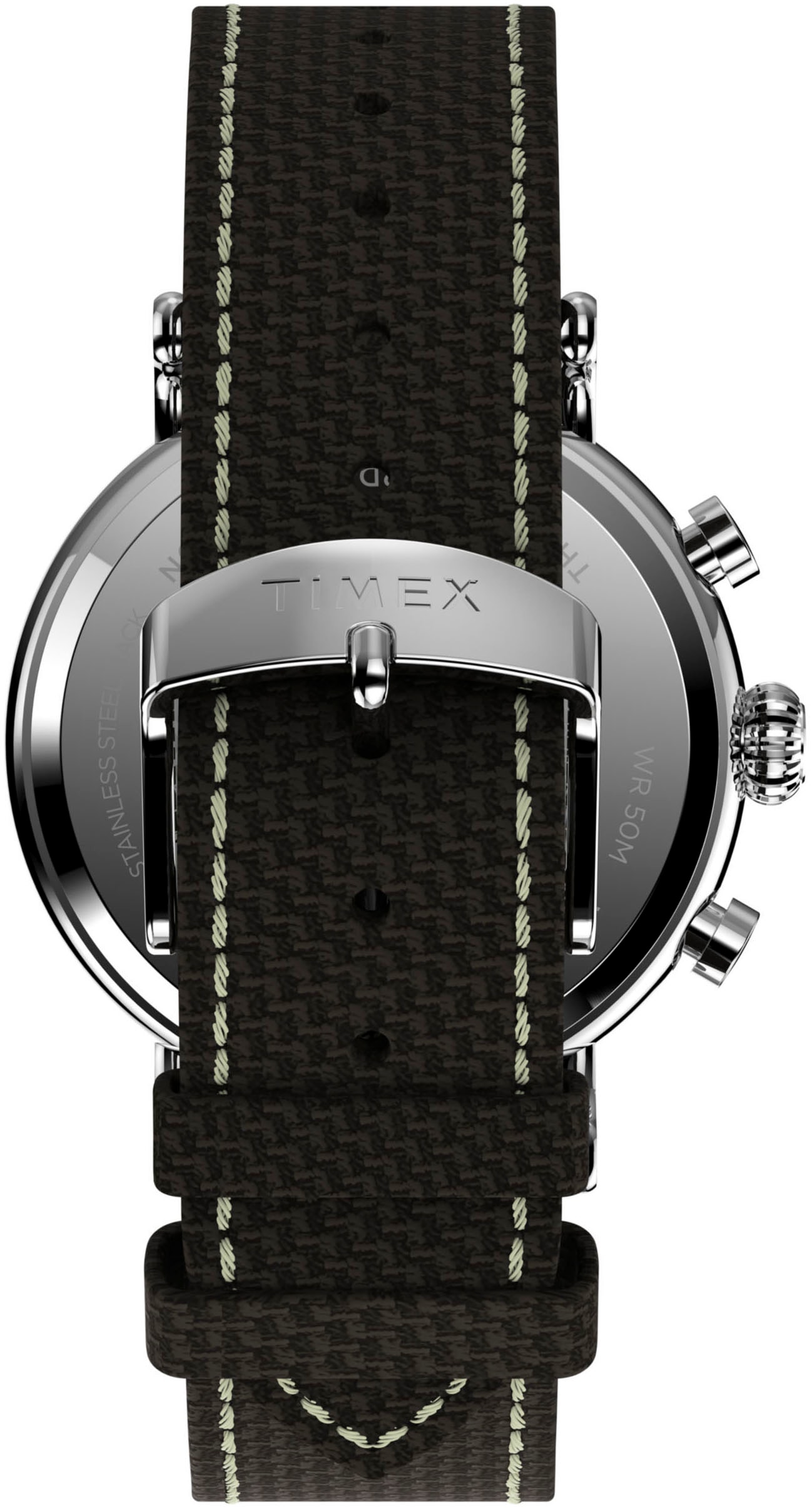 Timex Chronograph »WATERBURY STANDARD«, Quarzuhr, Armbanduhr, Herrenuhr, Datum, Leuchtzeiger, Stoppfunktion