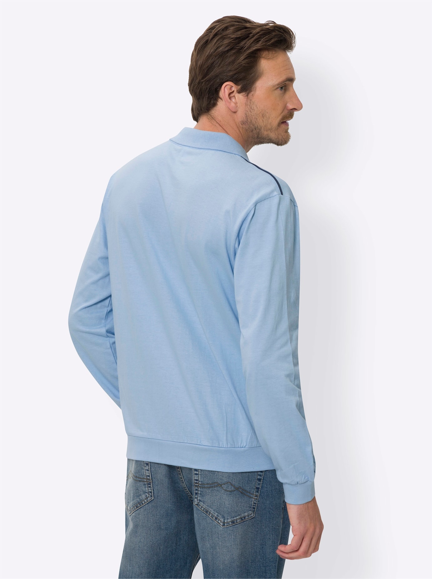 Classic Poloshirt »Langarm-Poloshirt«, (1 tlg.)
