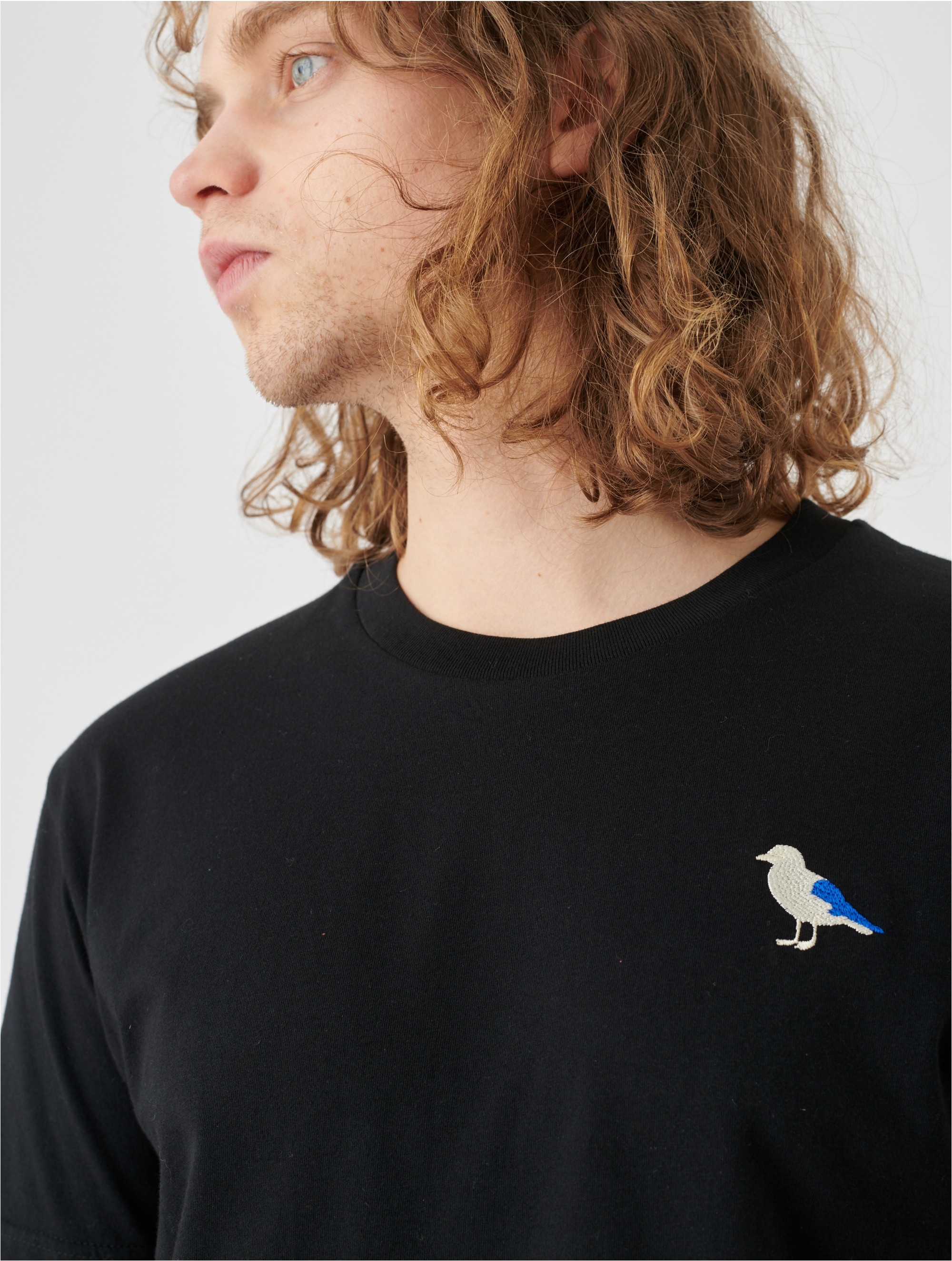 Cleptomanicx T-Shirt »Embro Gull«, (1 tlg.), mit Gull-Stickerei