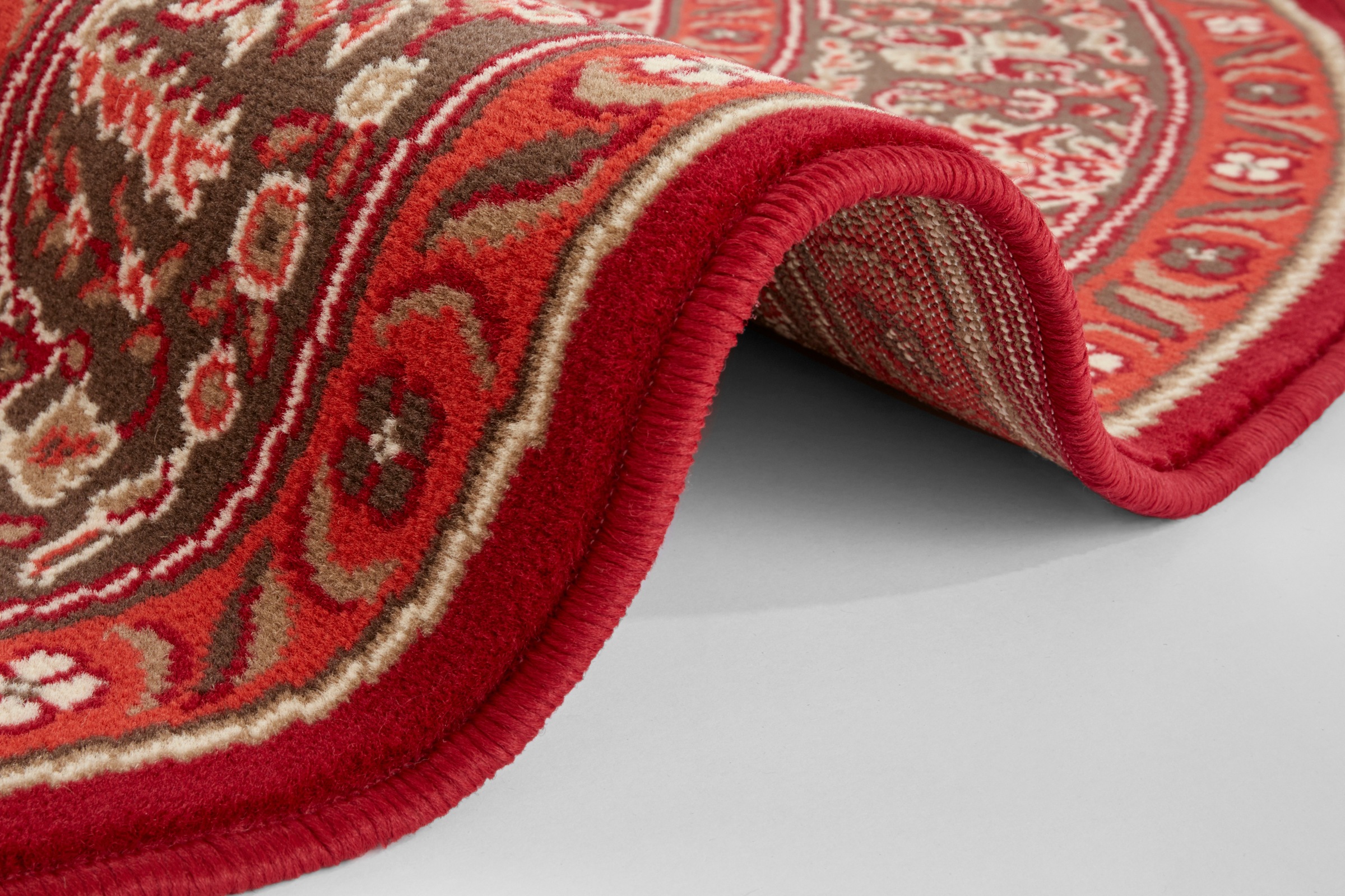 HANSE Home Teppich »Skazar Isfahan«, rund, 9 mm Höhe, Kurzflor, Orient, Teppich, Vintage, Esszimmer, Wohnzimmer, Flur