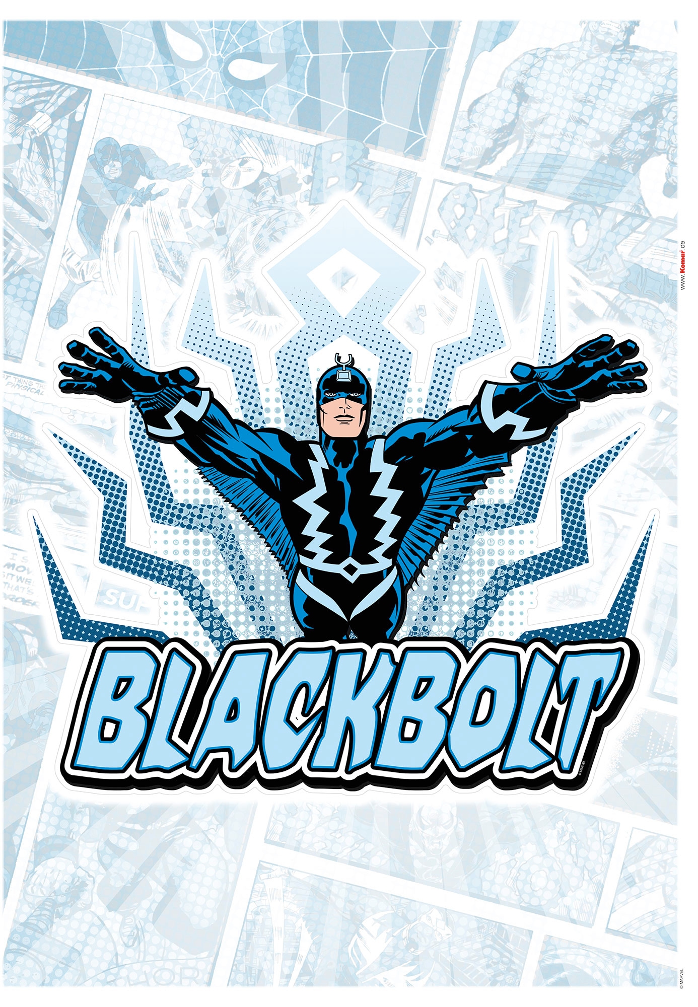 Komar Wandtattoo »Blackbolt Comic Classic« (...