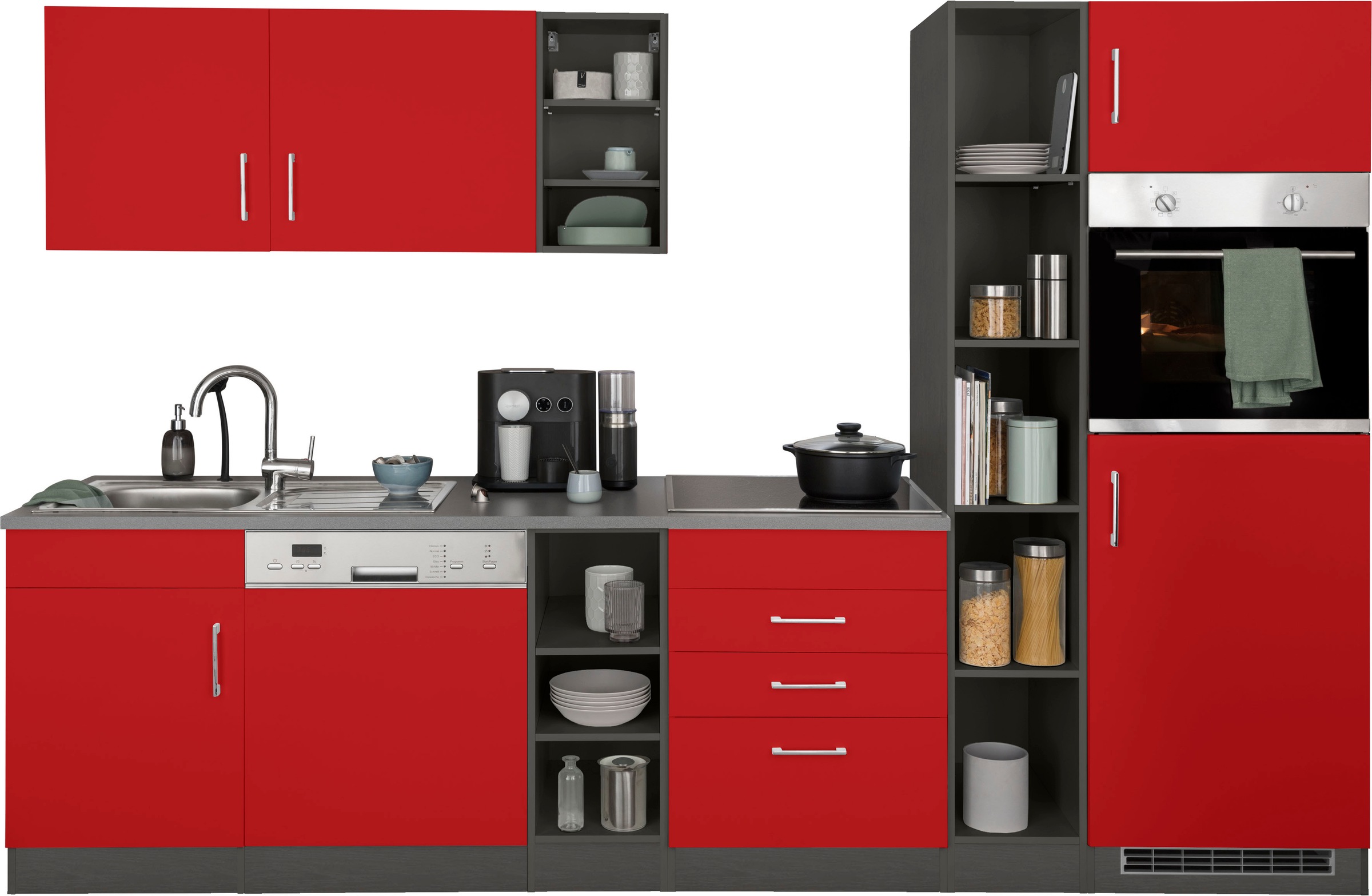 KOCHSTATION Küchenzeile "KS-Paris – Küchen mit einzigartigen Fotomotiven au günstig online kaufen