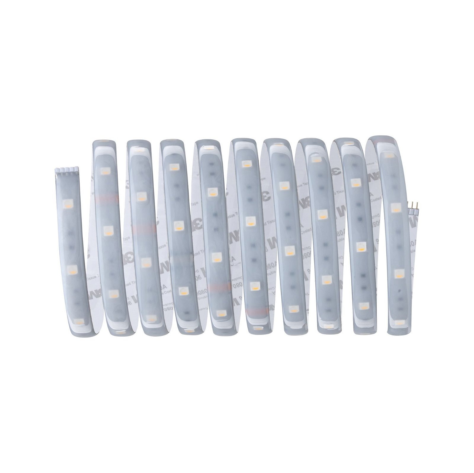 Paulmann LED-Streifen »MaxLED 250 Basisset 3m 20W 230/24V 36VA Silber Kunststoff«, 1 St.-flammig, RGBW IP44 Cover 3000K