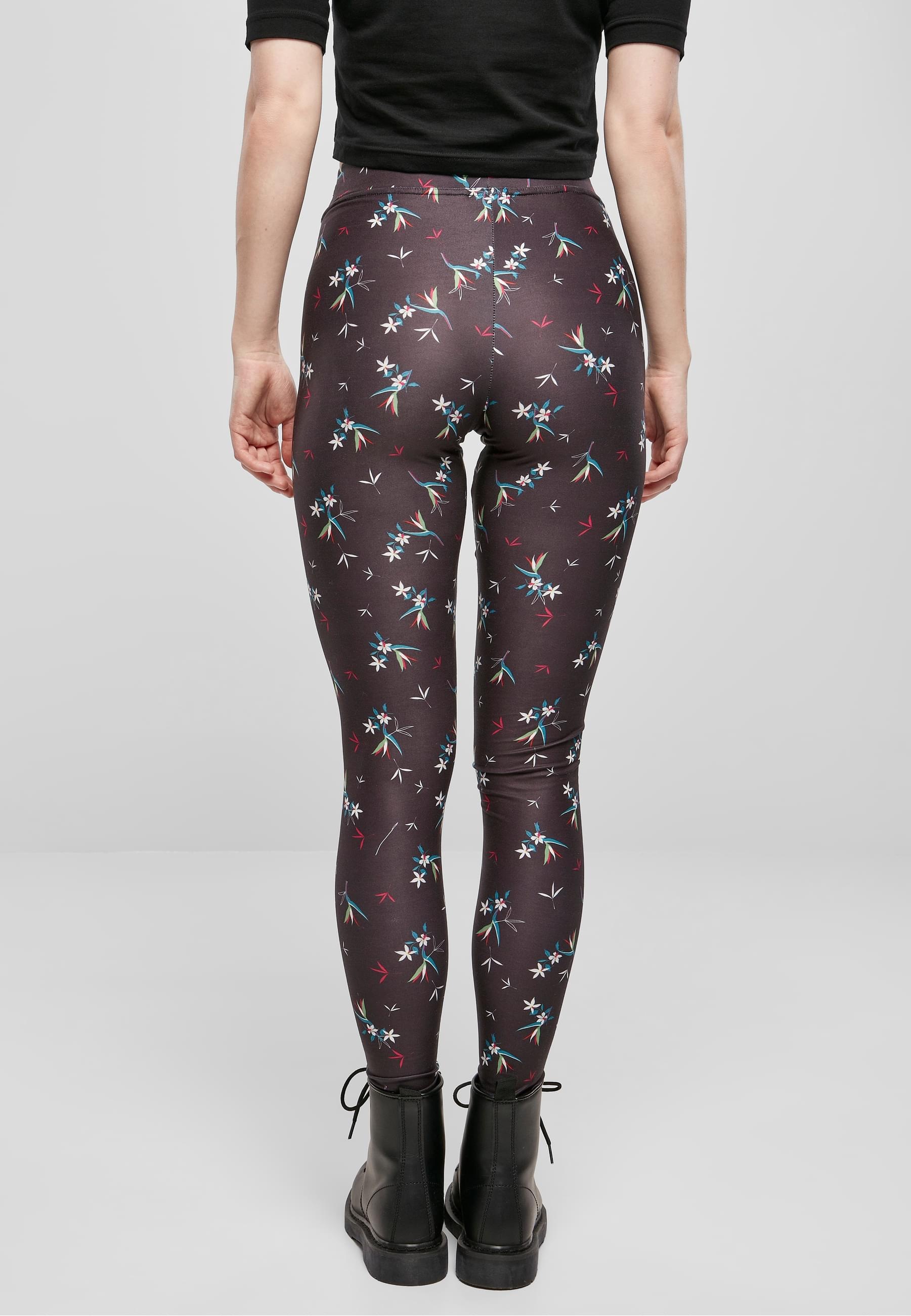 URBAN CLASSICS Leggings »Urban Classics Damen Ladies Soft AOP Leggings«, (1 tlg.)