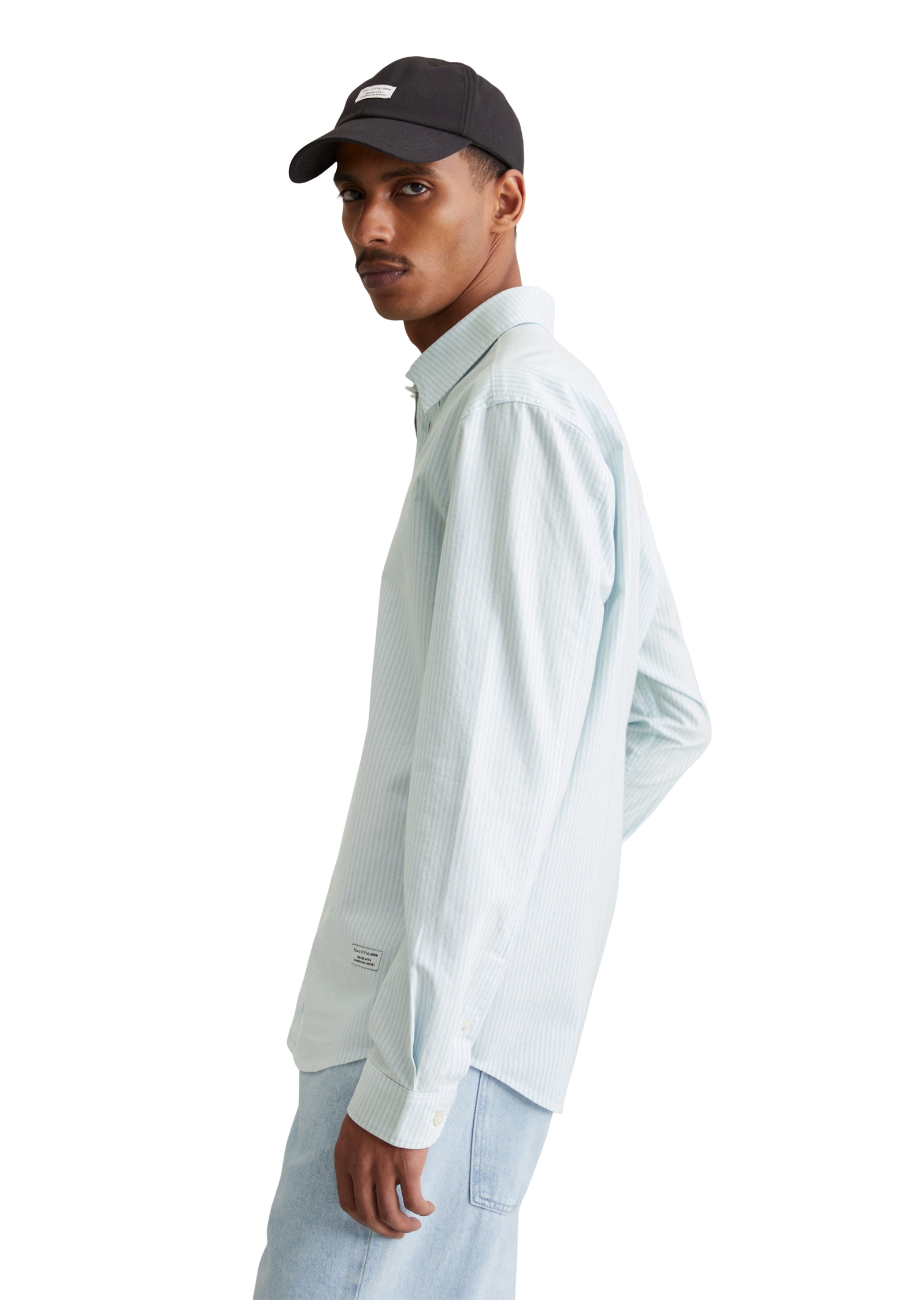 Marc O'Polo DENIM Langarmhemd »aus reiner Bio-Baumwolle«