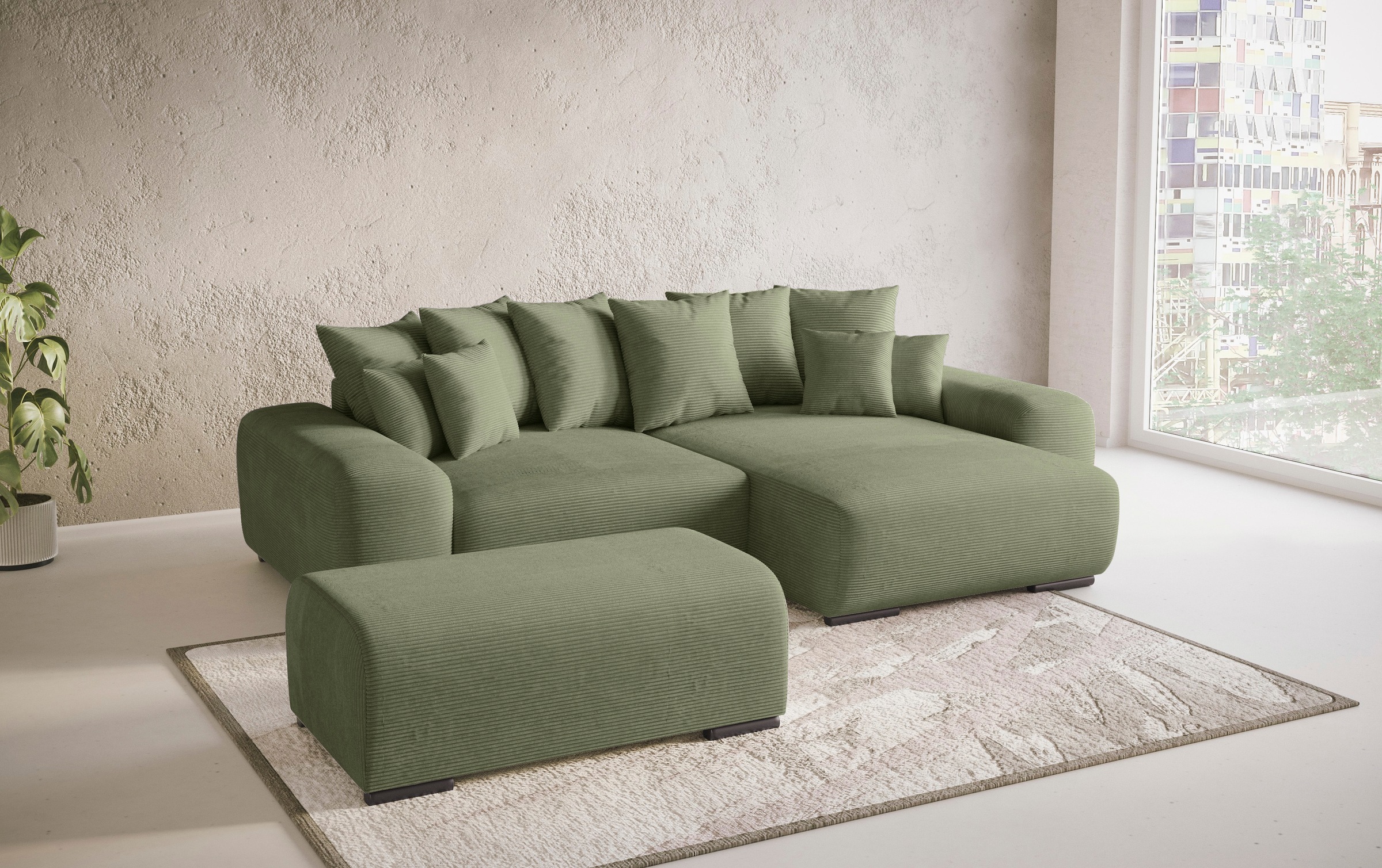 Mr. Couch Polsterecke »Sundance II«, Dauerschläfer mit EasyBett-Schlaffunktion, Bettkasten